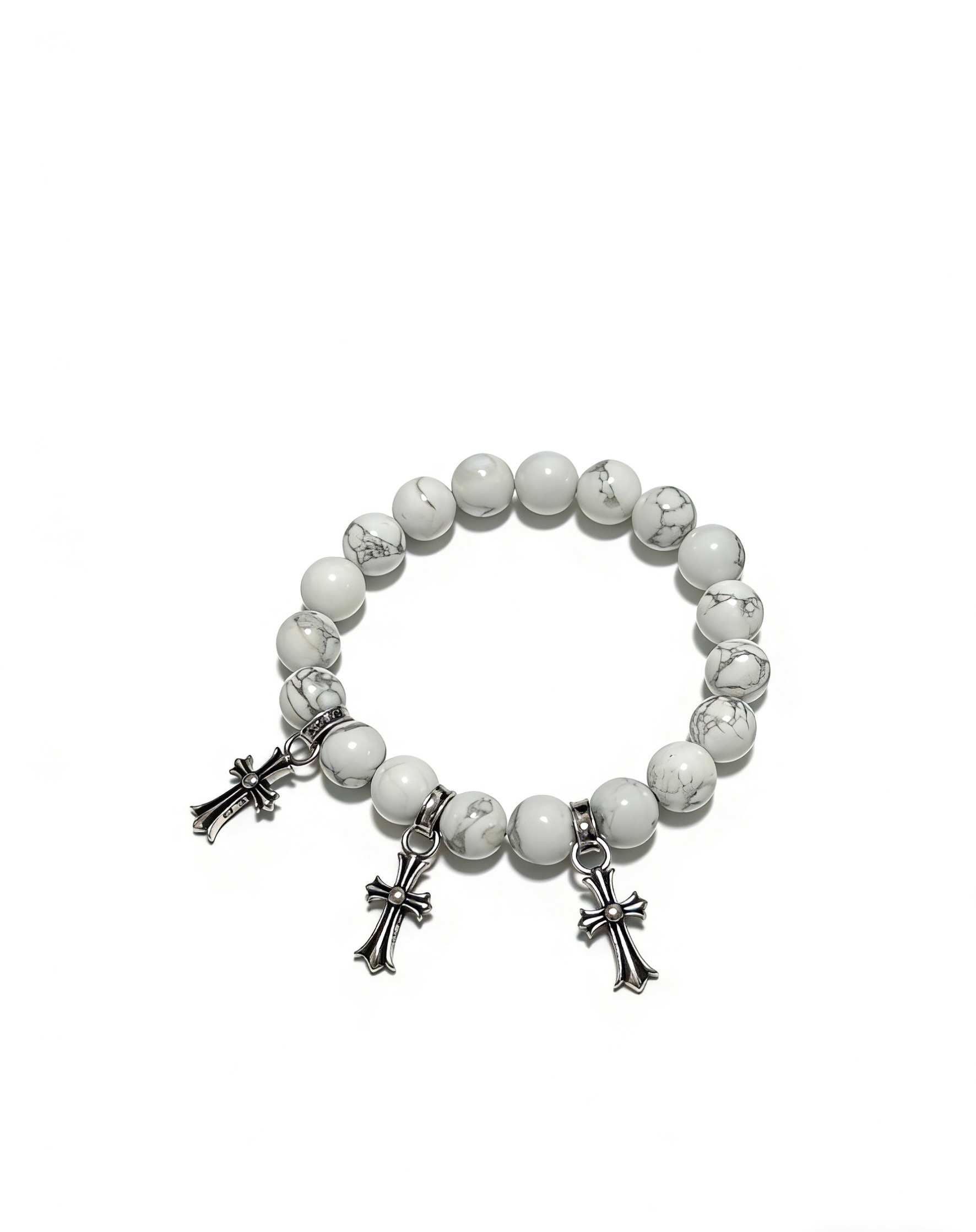 NO:857680,New [counter quality] Chrome Hearts Classic Retro Cross Agate Bracelet, the original image has concave and convex shapes with different pattern design styles, showing a distinctive cross and the Scout flower is the symbol of Chrome Hearts, so it is more durable. Genuine pattern-printed Chrome Hearts distinguishes the ordinary light version in the market. Check the quality of the version. Look at the printing details, the degree of retro gray oxidation. Seiko version!  !  !  Purely handmade, authentic mold opening, trendy and fashionable must-have, can be worn by both men and women, same style for couples, official website original version, rock punk Thai silver style, retro elements, trendy and versatile, boutique jewelry, chrome hearts, chrome hearts, bracelets19860909新款【专柜品质】Chrome Hearts克罗心经典复古十字玛瑙手链,原图凹凸造型不同的花纹设计风格 呈现出与众不同 十字架 童军花是克罗心的志 所以更经久不衰 正品打版Chrome Hearts克罗心 区别市场普通轻版 对版对标品质 看字印细节 复古做旧灰氧程度.精工版本！！！ 纯手工打造 正品开模 潮流时尚必备 男女均可佩戴 情侣同款 官网原版 摇滚朋克泰银风格 复古元素 潮流百搭,饰品精品,chrome hearts,chrome hearts,bracelet,Jewelry