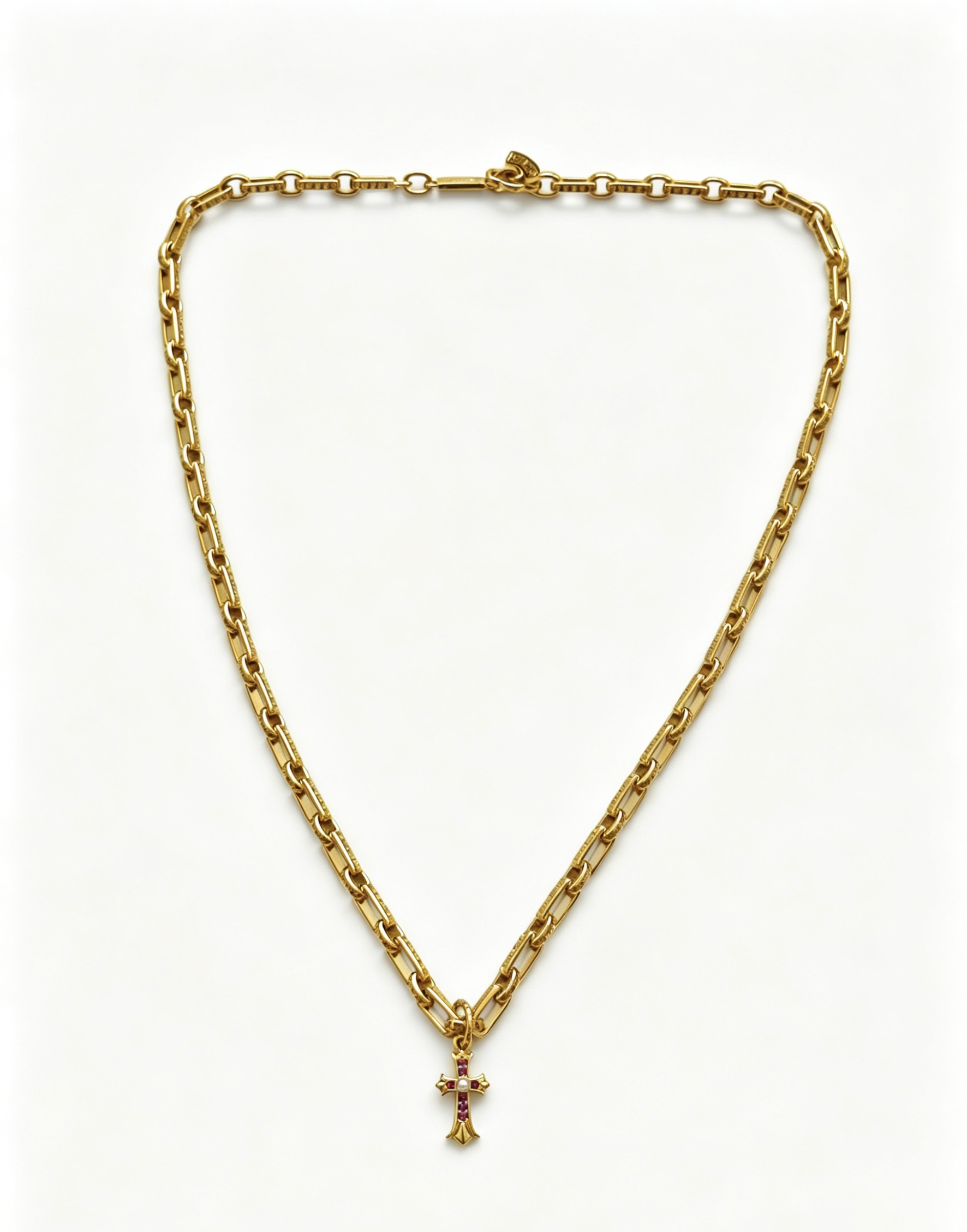 NO:859200,New [counter quality] Chrome Hearts multi-element retro cross necklace, thick cross pendant, different pattern design styles with concave and convex shapes, showing a distinctive cross. The Scout flower is the symbol of Chrome Hearts, so it is more durable. Genuine pattern-printed Chrome Hearts distinguishes the ordinary light version in the market. Match the version and standard quality. Look at the printing details. The degree of retro ash oxidation. Seiko version!  !  !  Purely handmade, authentic molded fashion essentials, can be worn by both men and women, same style for couples, original official website, rock punk Thai silver style, retro elements, trendy and versatile (60cm), fine jewelry, chrome hearts, chrome hearts, necklace19860909新款【专柜品质】Chrome Hearts克罗心多元素复古十字架项链 粗款十字架吊坠 凹凸造型不同的花纹设计风格 呈现出与众不同 十字架 童军花是克罗心的志 所以更经久不衰 正品打版Chrome Hearts克罗心 区别市场普通轻版 对版对标品质 看字印细节 复古做旧灰氧程度.精工版本！！！ 纯手工打造 正品开模潮流时尚必备 男女均可佩戴 情侣同款 官网原版 摇滚朋克泰银风格 复古元素 潮流百搭（60cm）,饰品精品,chrome hearts,chrome hearts,necklace,Jewelry