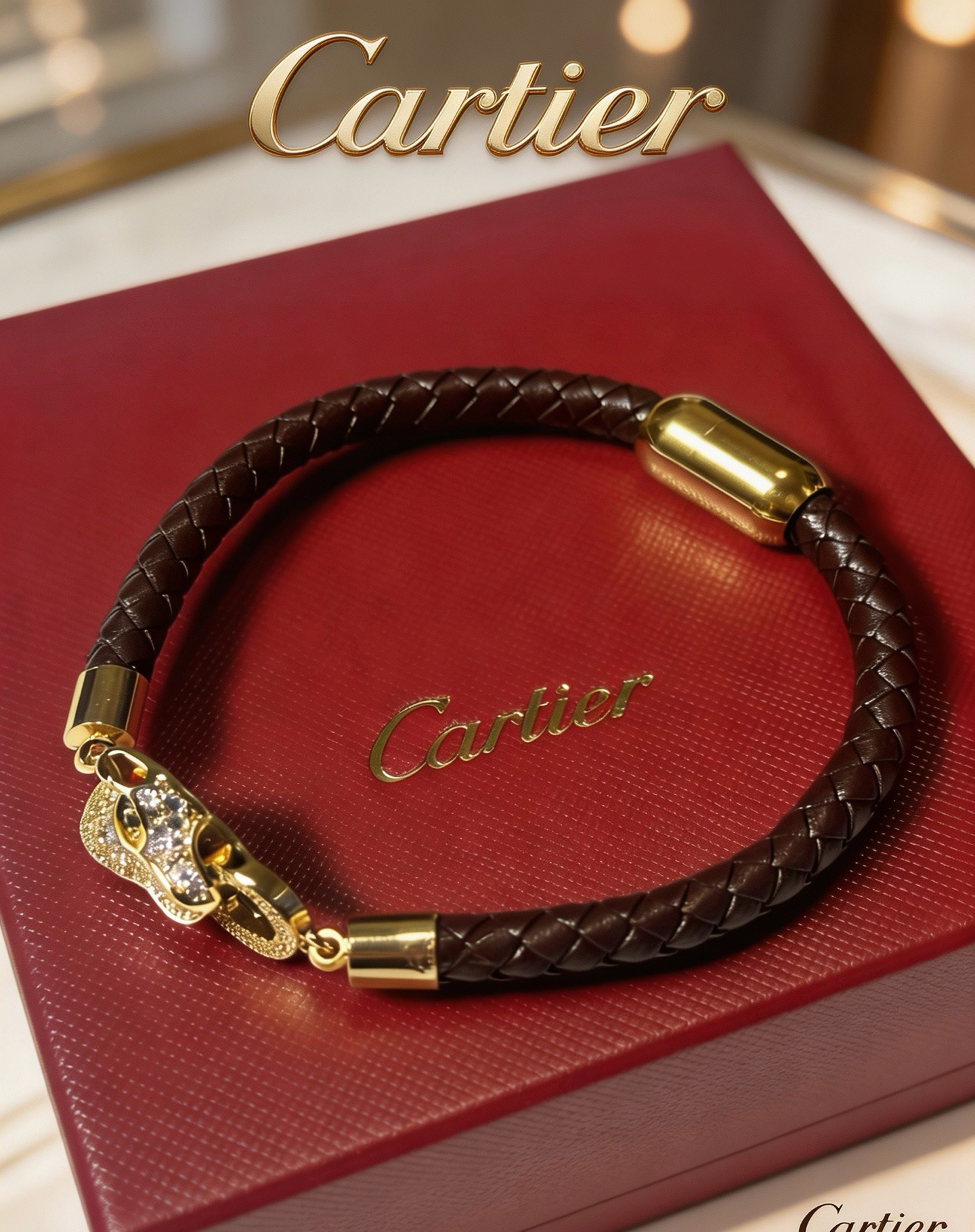NO:863797,Cartier Bracelet Bracelet V gold cowhide material series is in perfect condition, with unparalleled details. The unique color is completely impeccable, and is decorated with a classic ring shape design. It is simple yet elegant and eye-catching. The pure handmade combination of V gold is more elegant and elegant. Same style for men and women. Cartier bracelet, jewelry boutique, cartier, bracelet, bracelet, cowhide19860909卡地亚手链手镯V金牛皮材质系列 品相完美,细节无敌,那种独特的色泽完全无可挑剔,再缀以经典指环外形设计,简约之余却又优雅夺目,V金纯手工的组合更显气色,上手雅致动人.男女同款 卡地亚手链,饰品精品,cartier,bracelet,bracelet,cowhide,Jewelry