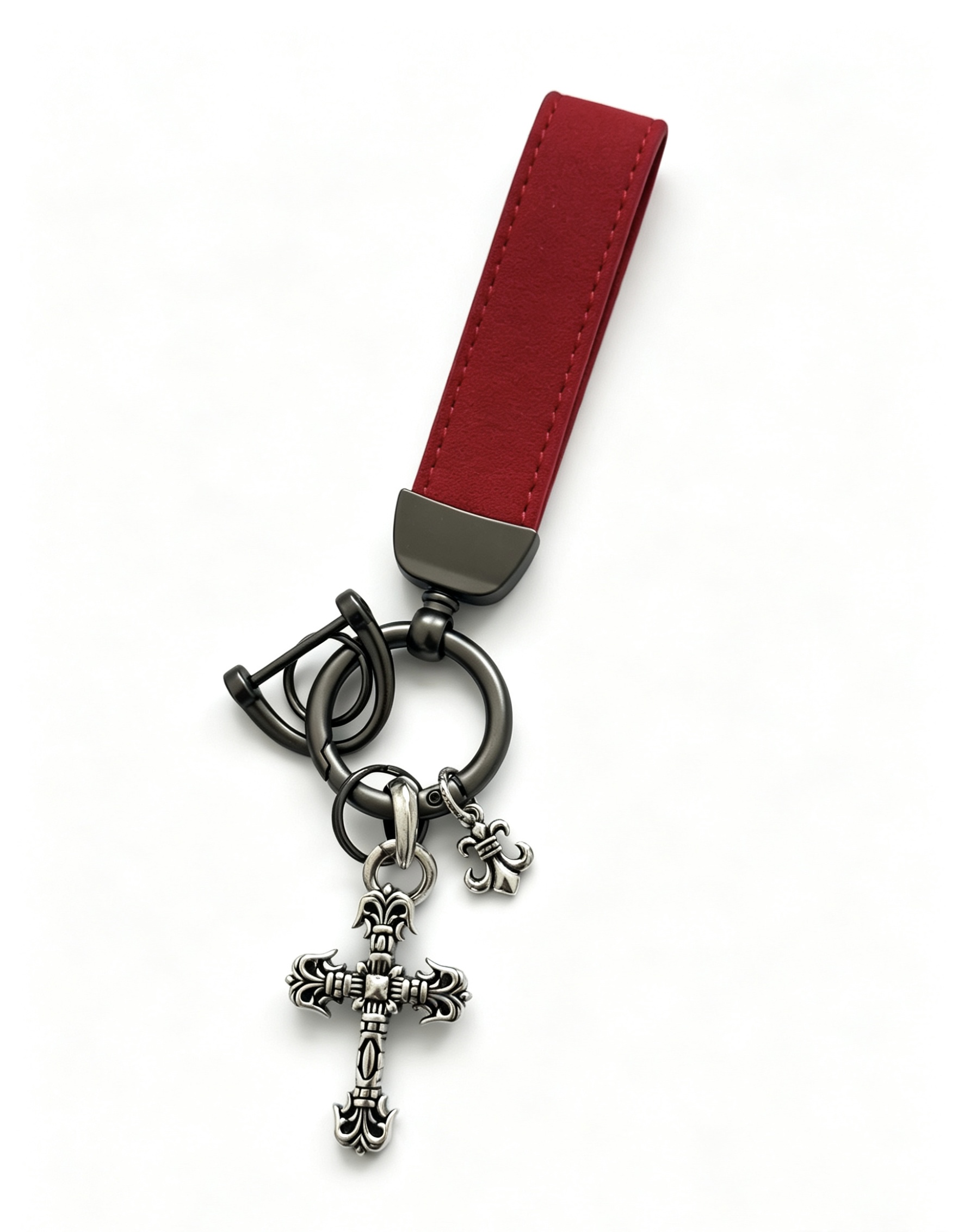 NO:863018,New Product Release Chrome Heart Keychain Bag Buckle The latest bag charms are of a higher grade. Celebrities have the same series, classic models, co-branded design concept keychain series. The details are distressed. Non-market glossy version. This one has been out. The best-selling model in Chrome Hearts. Very good to match trendy backpacks, jewelry boutiques, chrome hearts, backpacks, keychains.19860909新品发布 克罗心钥匙扣 包包扣 最新款包包挂饰档次更高明星同款系列经典款联名设计理念钥匙扣系列 细节对版做旧处理 非市面亮面版型 这款一直在出 克罗心里面热卖款 非常好搭配潮流背包,饰品精品,chrome hearts,backpacks,keychain,Jewelry
