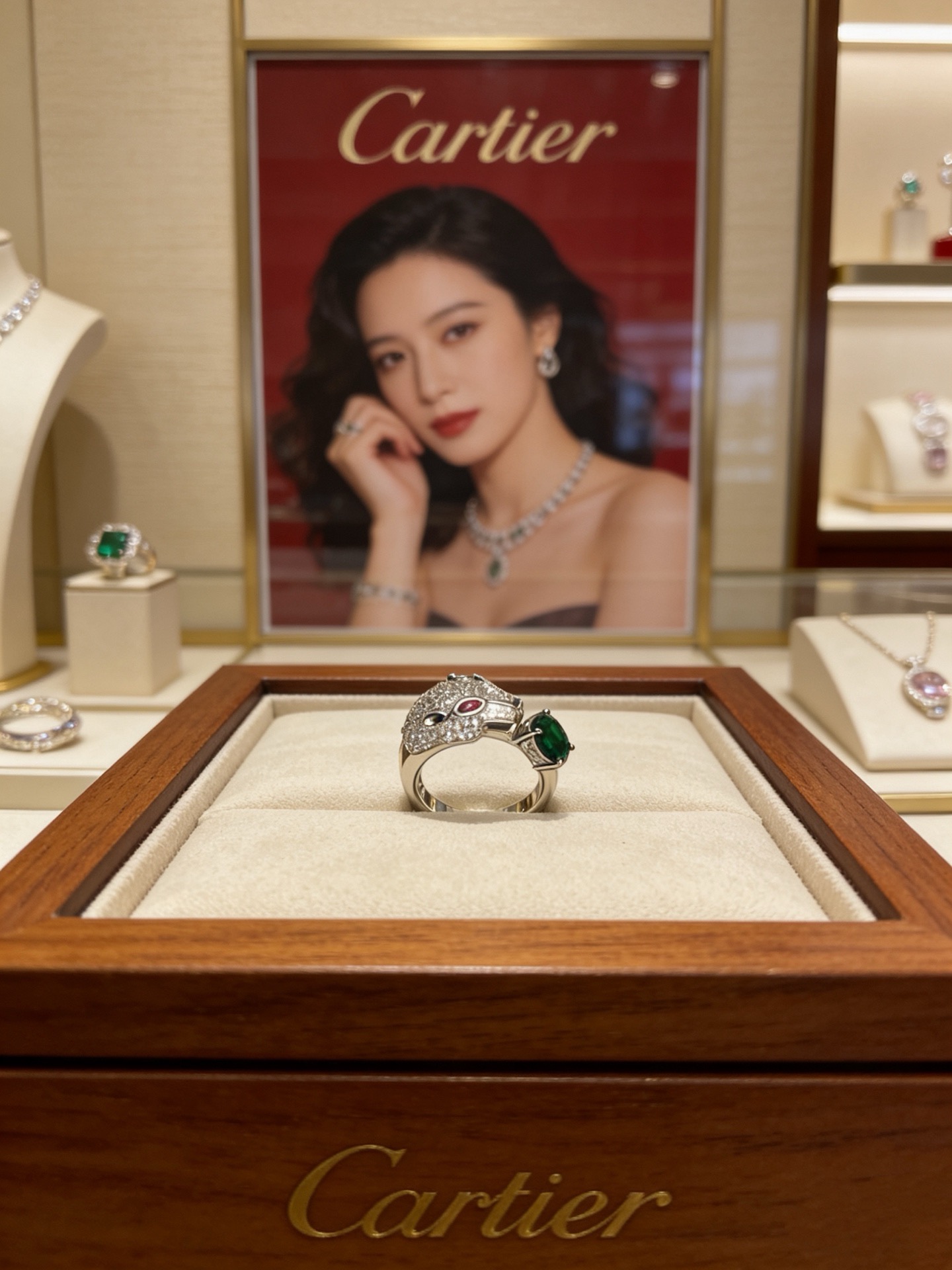卡地亚戒指V金材质系列 品相完美，细节无敌，那种独特的色泽完全无可挑剔，再缀以经典指环外形设计，简约之余