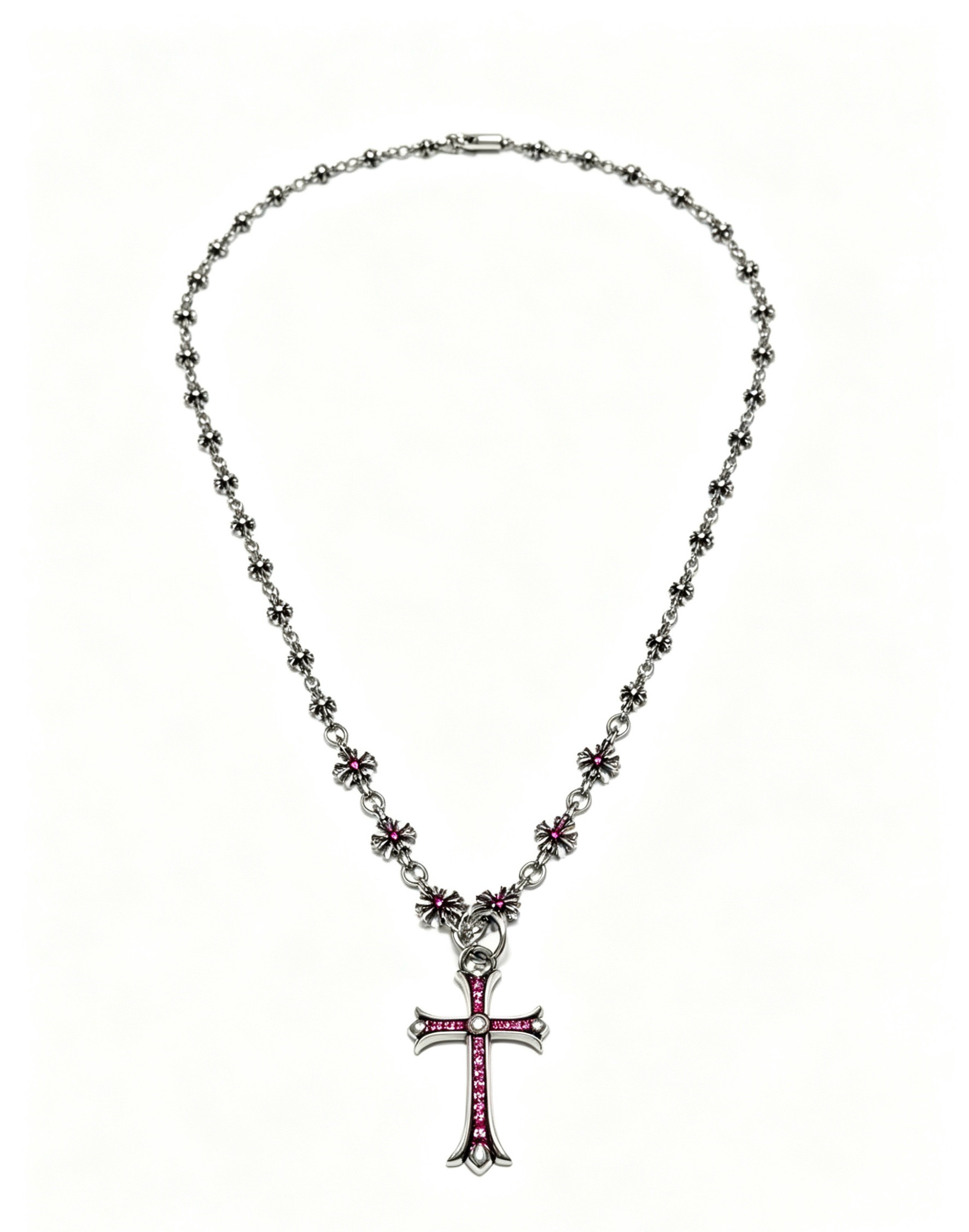 NO:863017,New [counter quality] Chrome Hearts multi-element retro cross necklace, thick cross pendant, different pattern design styles with concave and convex shapes, showing a distinctive cross. The Scout flower is the symbol of Chrome Hearts, so it is more durable. Genuine pattern-printed Chrome Hearts distinguishes the ordinary light version in the market. Match the version and standard quality. Look at the printing details. The degree of retro ash oxidation. Seiko version!  !  !  Purely handmade, authentic molded fashion essentials, can be worn by both men and women, same style for couples, official website original, rock punk Thai silver style, retro elements, trendy and versatile (60cm can be resized), jewelry boutique, chrome hearts, chrome hearts, necklace19860909新款【专柜品质】Chrome Hearts克罗心多元素复古十字架项链 粗款十字架吊坠 凹凸造型不同的花纹设计风格 呈现出与众不同 十字架 童军花是克罗心的志 所以更经久不衰 正品打版Chrome Hearts克罗心 区别市场普通轻版 对版对标品质 看字印细节 复古做旧灰氧程度.精工版本！！！ 纯手工打造 正品开模潮流时尚必备 男女均可佩戴 情侣同款 官网原版 摇滚朋克泰银风格 复古元素 潮流百搭（60cm可改尺寸）,饰品精品,chrome hearts,chrome hearts,necklace,Jewelry