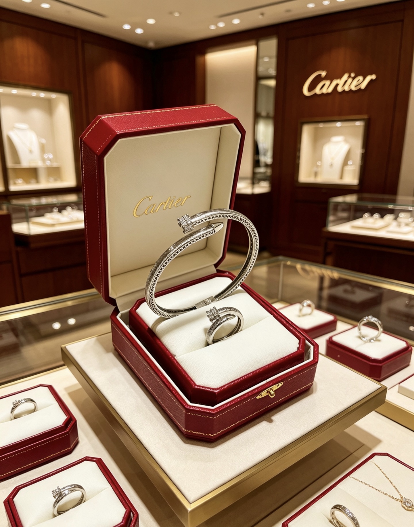 Cartier Haute Couture Haute Couture Fine Jewelry Necklace Bracelet Ring 7