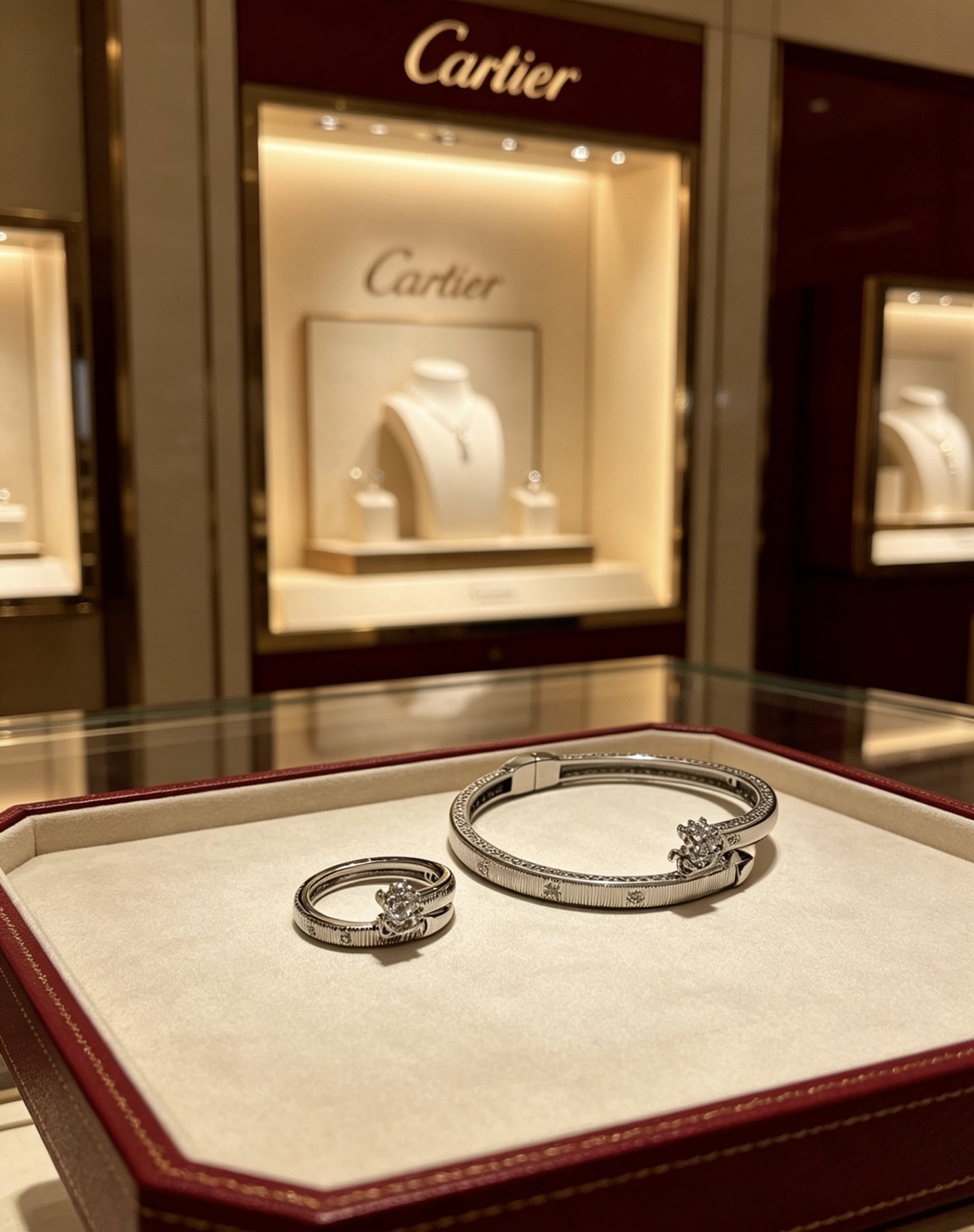 Cartier Haute Couture Haute Couture Fine Jewelry Necklace Bracelet Ring 5