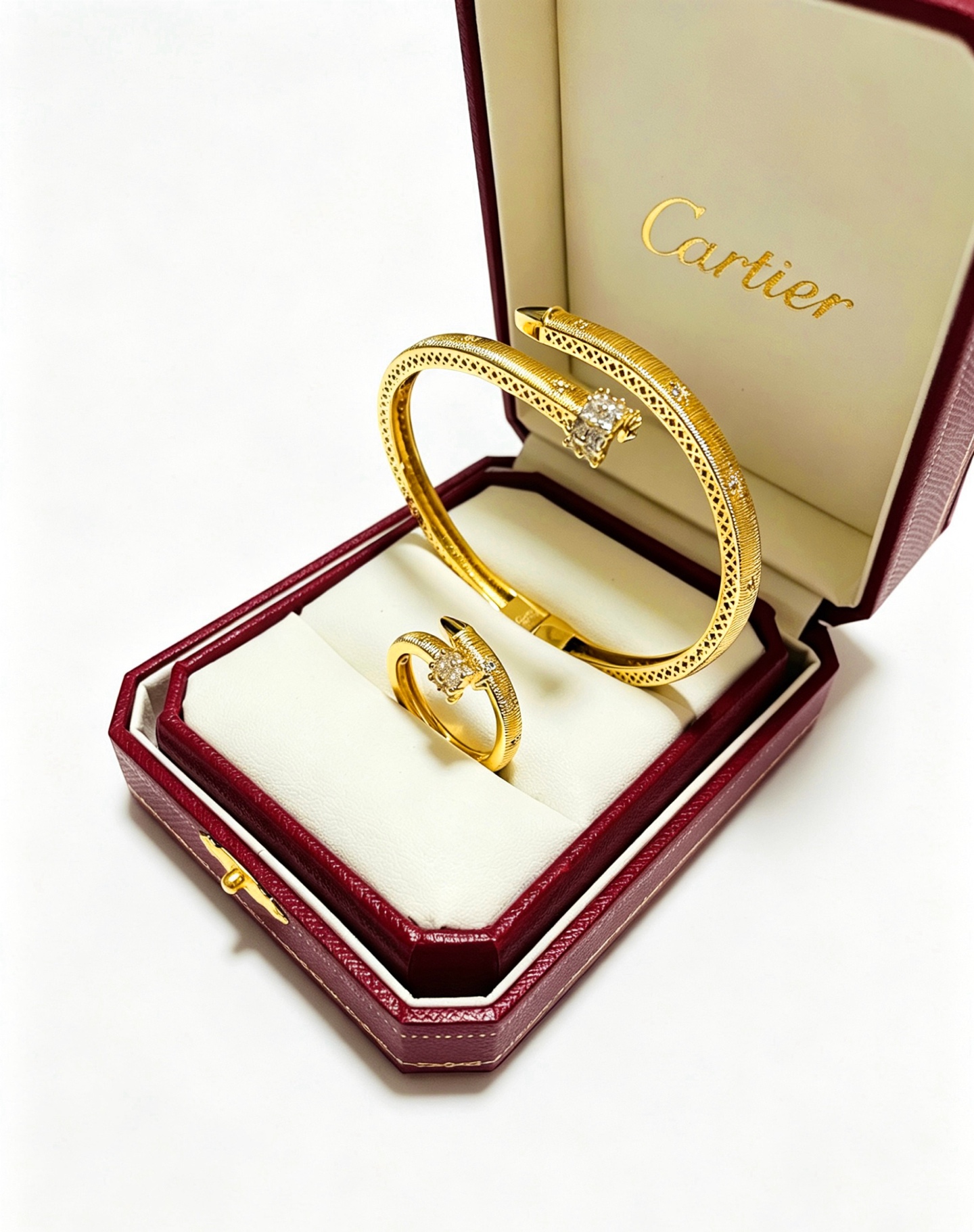 Cartier Haute Couture Haute Couture Fine Jewelry Necklace Bracelet Ring 2