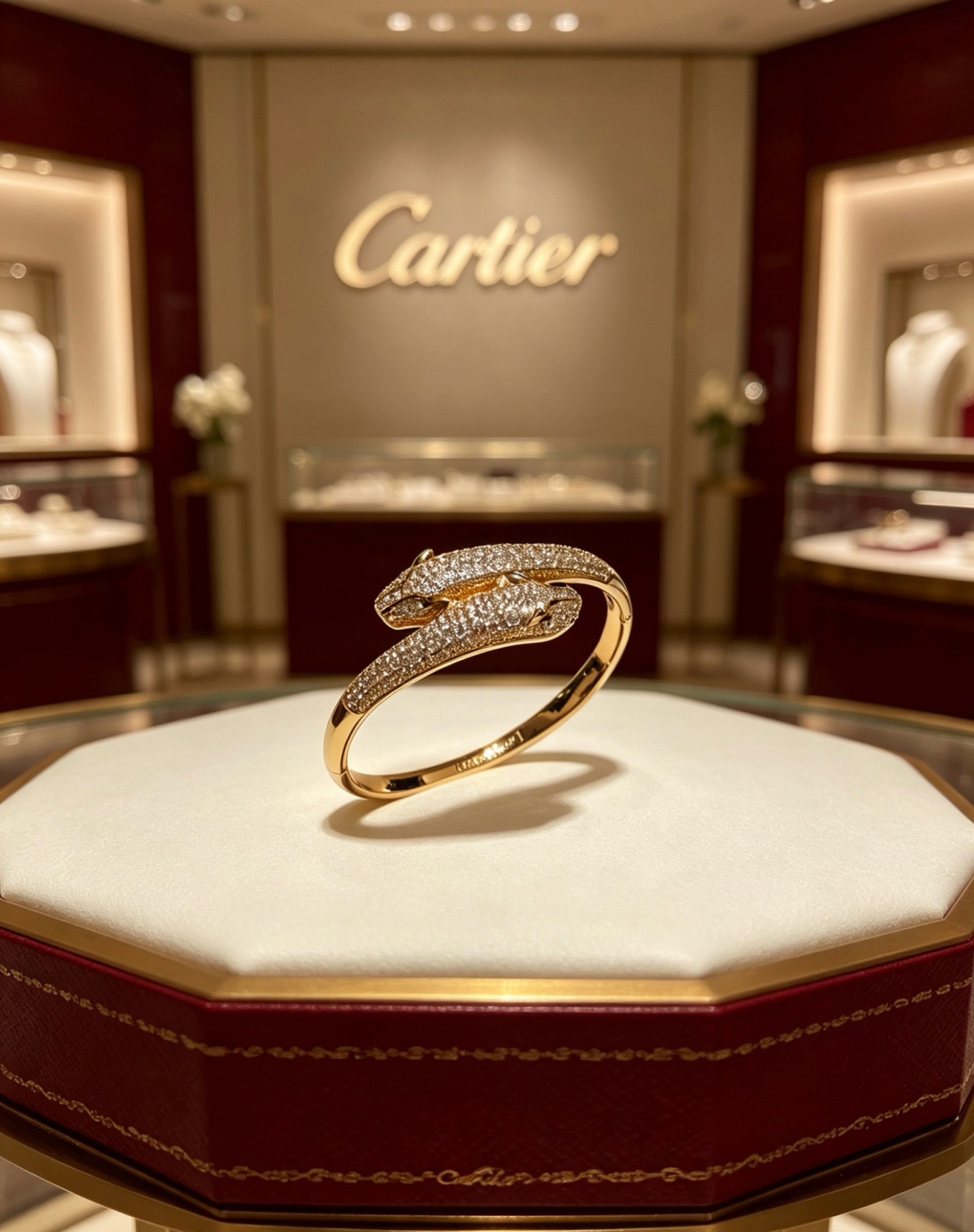 卡地亚 Cartier 高定典藏传世高定珠宝耳环项链戒指首饰 #F1E3EC1B 6