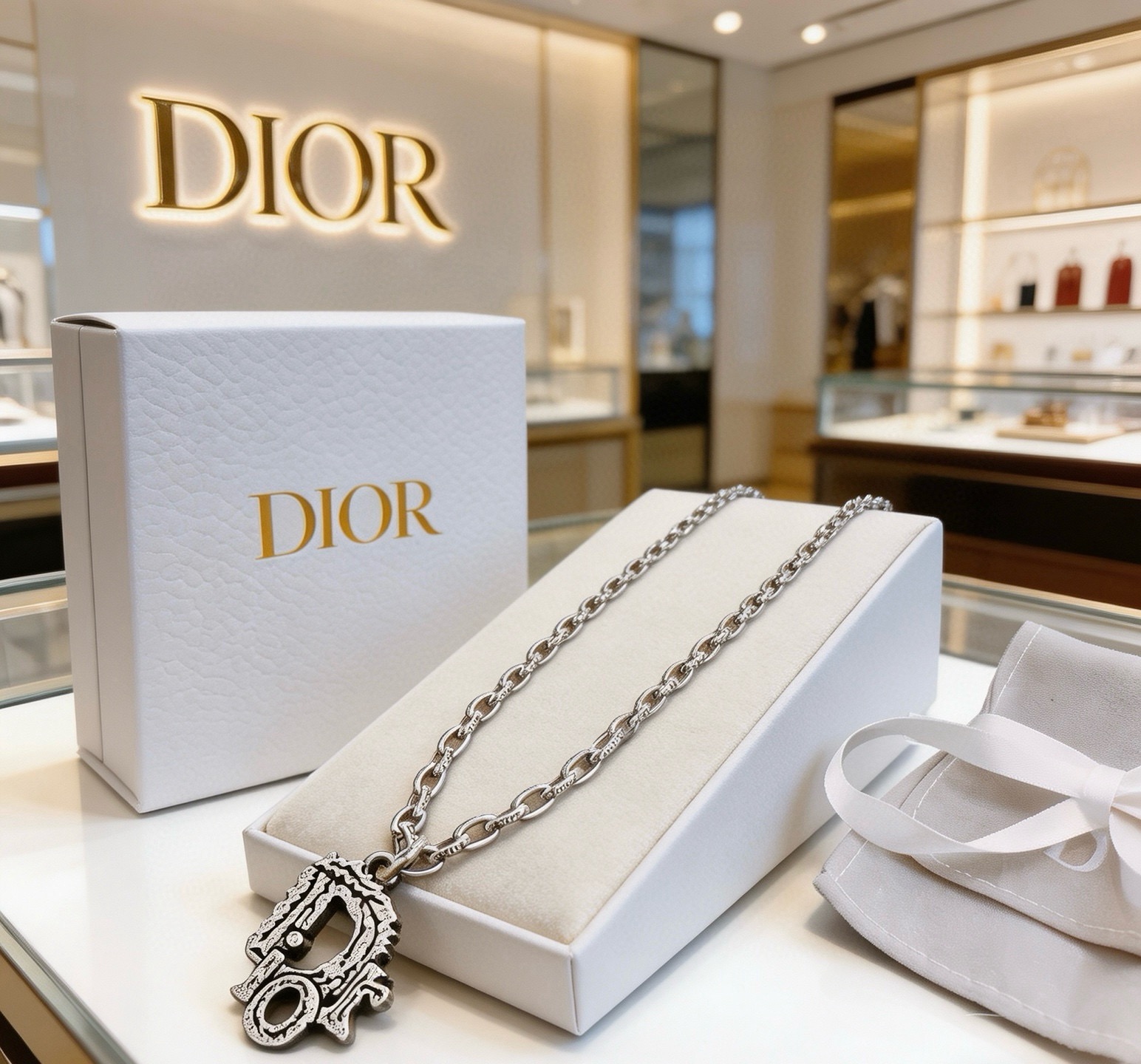 Dior Haute Joaillerie Fine Jewelry Earrings Necklace Ring Ref 6