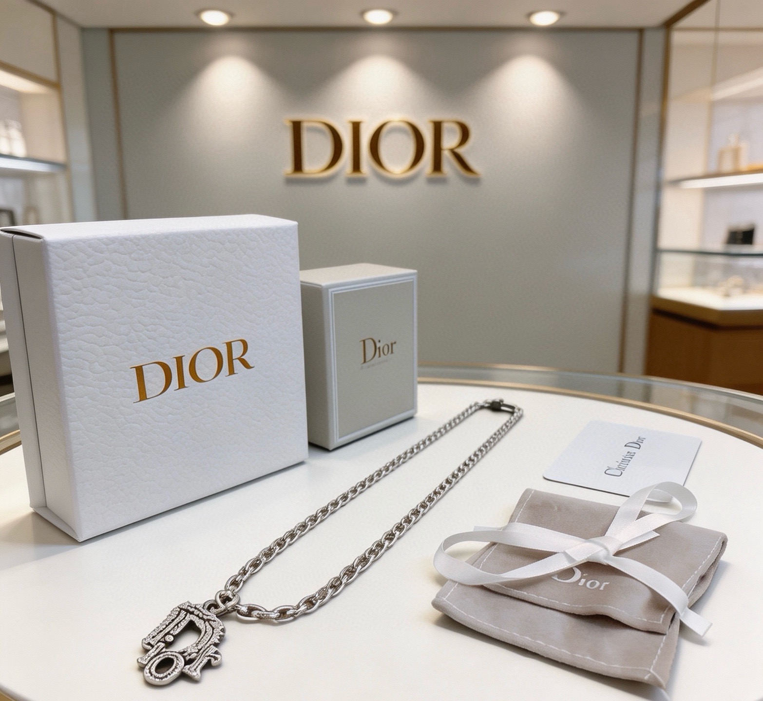 Dior Haute Joaillerie Fine Jewelry Earrings Necklace Ring Ref 2