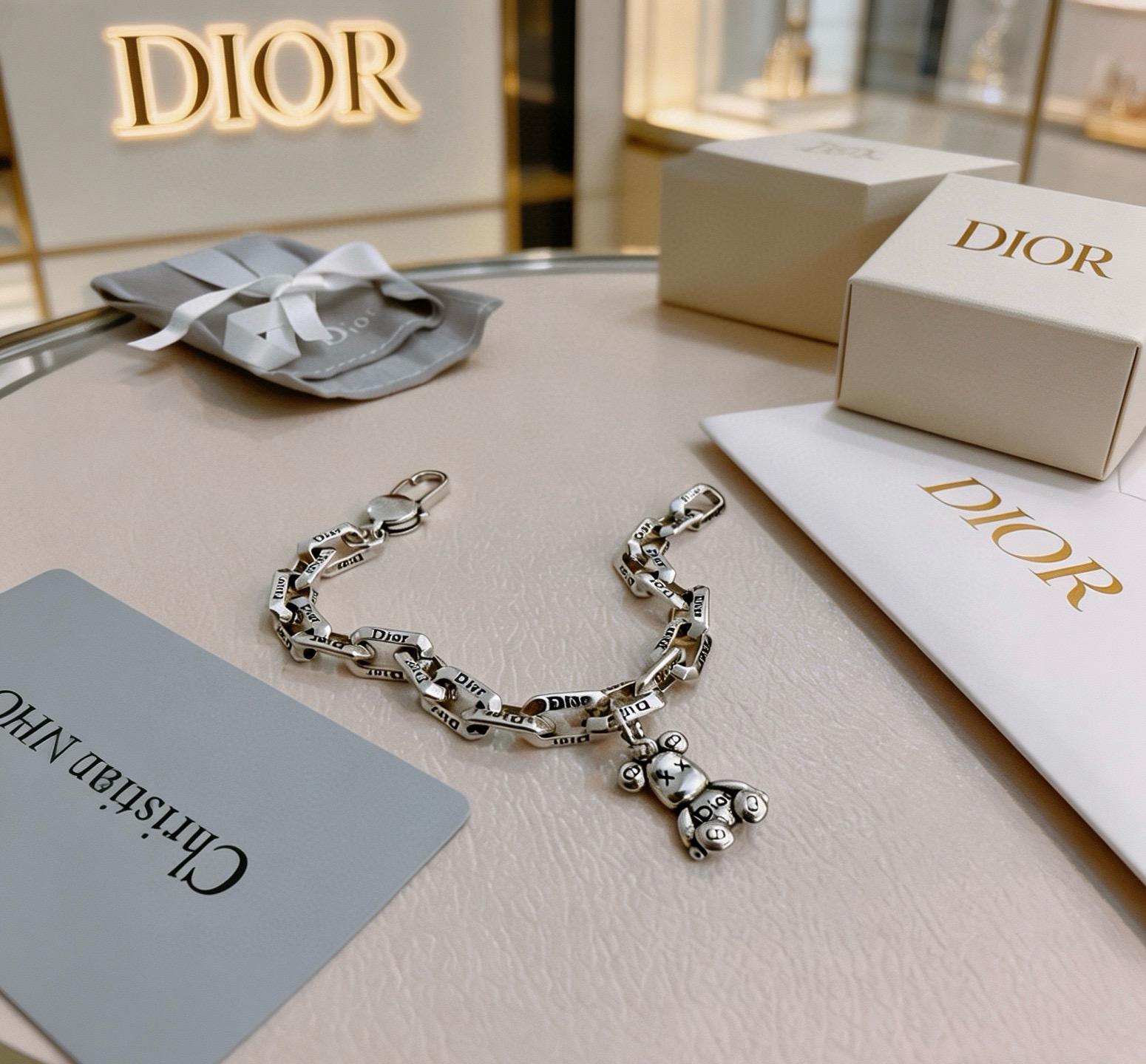 迪奥 Dior 传世高定珠宝耳环项链戒指首饰 #FAABE2D8 6