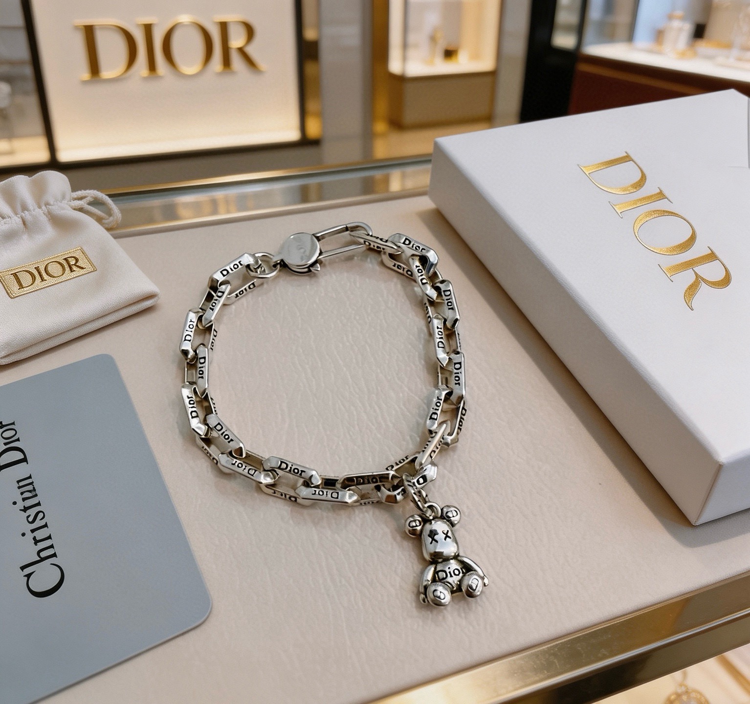 迪奥 Dior 传世高定珠宝耳环项链戒指首饰 #FAABE2D8 3
