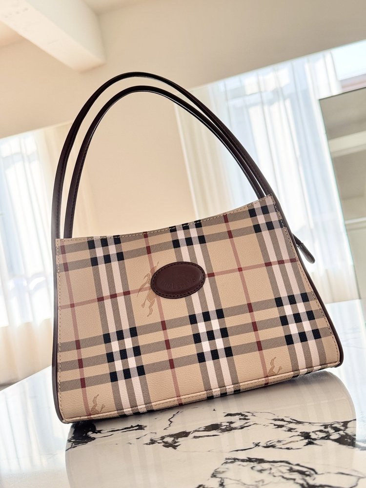Vintage Check Top-Handle Shoulder Bag - Comprehensive 2