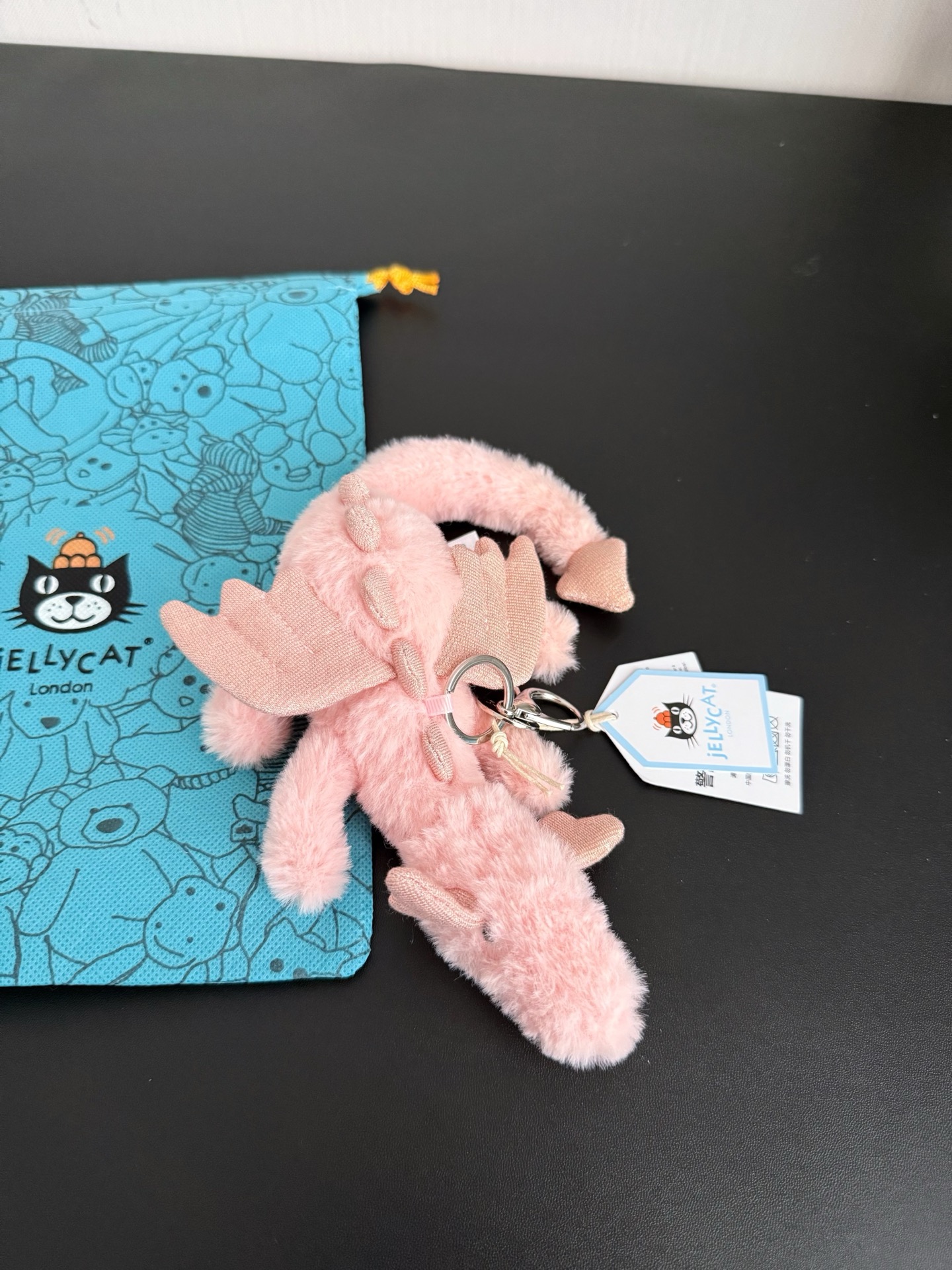 NO:809842,Pink Dragon, Jellycat doll trendy department store19860909粉龙,Jellycat公仔潮品百货,accessory