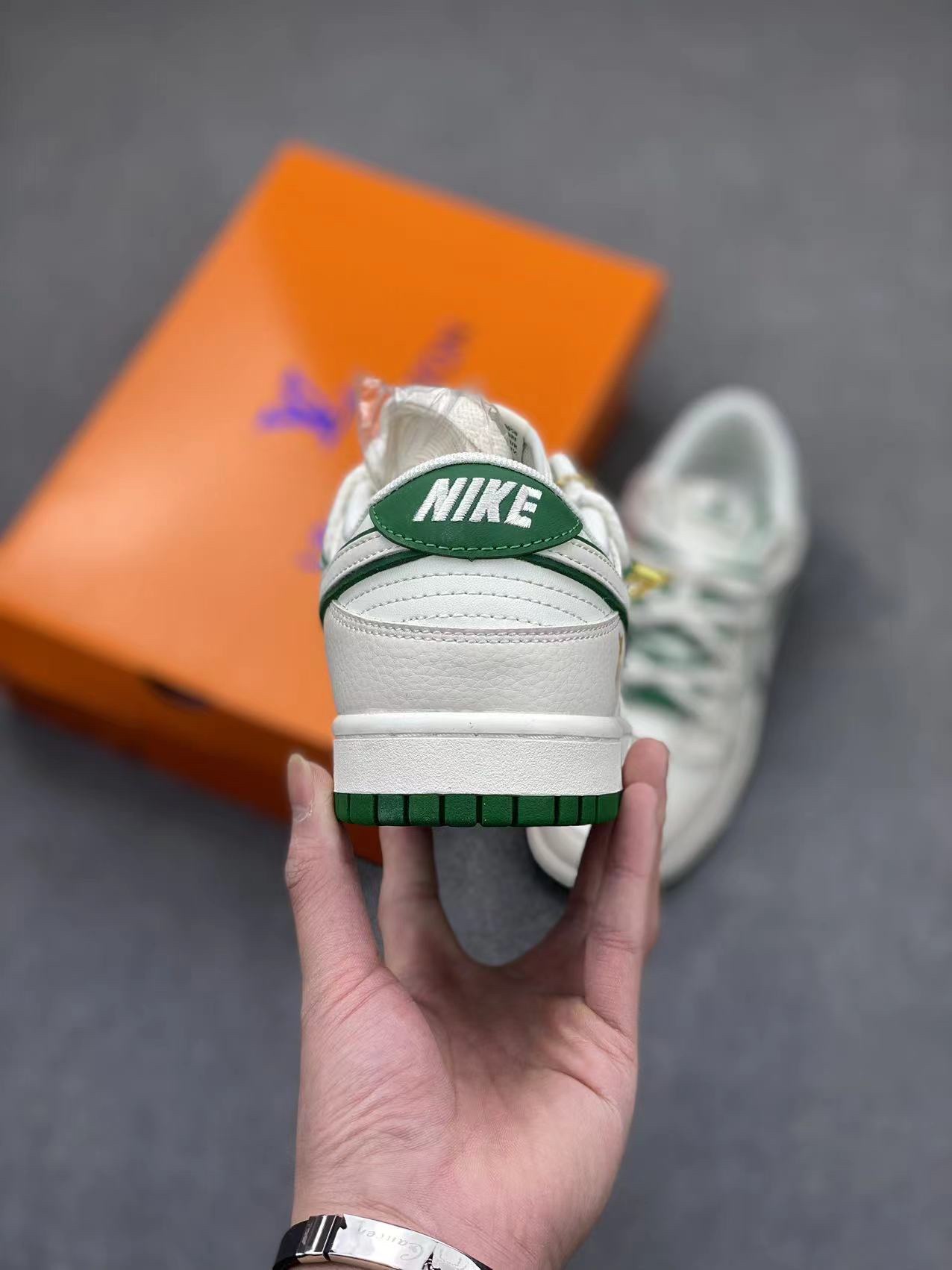 Nike SB Dunk Low Louis Vuitton Custom Green Bear Sneakers - Limited Edition 5 i1704954978 426 0