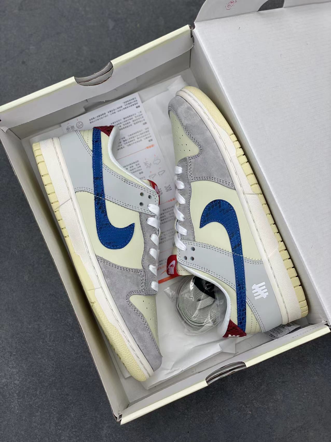 Nike SB Dunk Low UN Blue Dragonscale - Premium Custom Sneakers 10 i1712040445 744 5