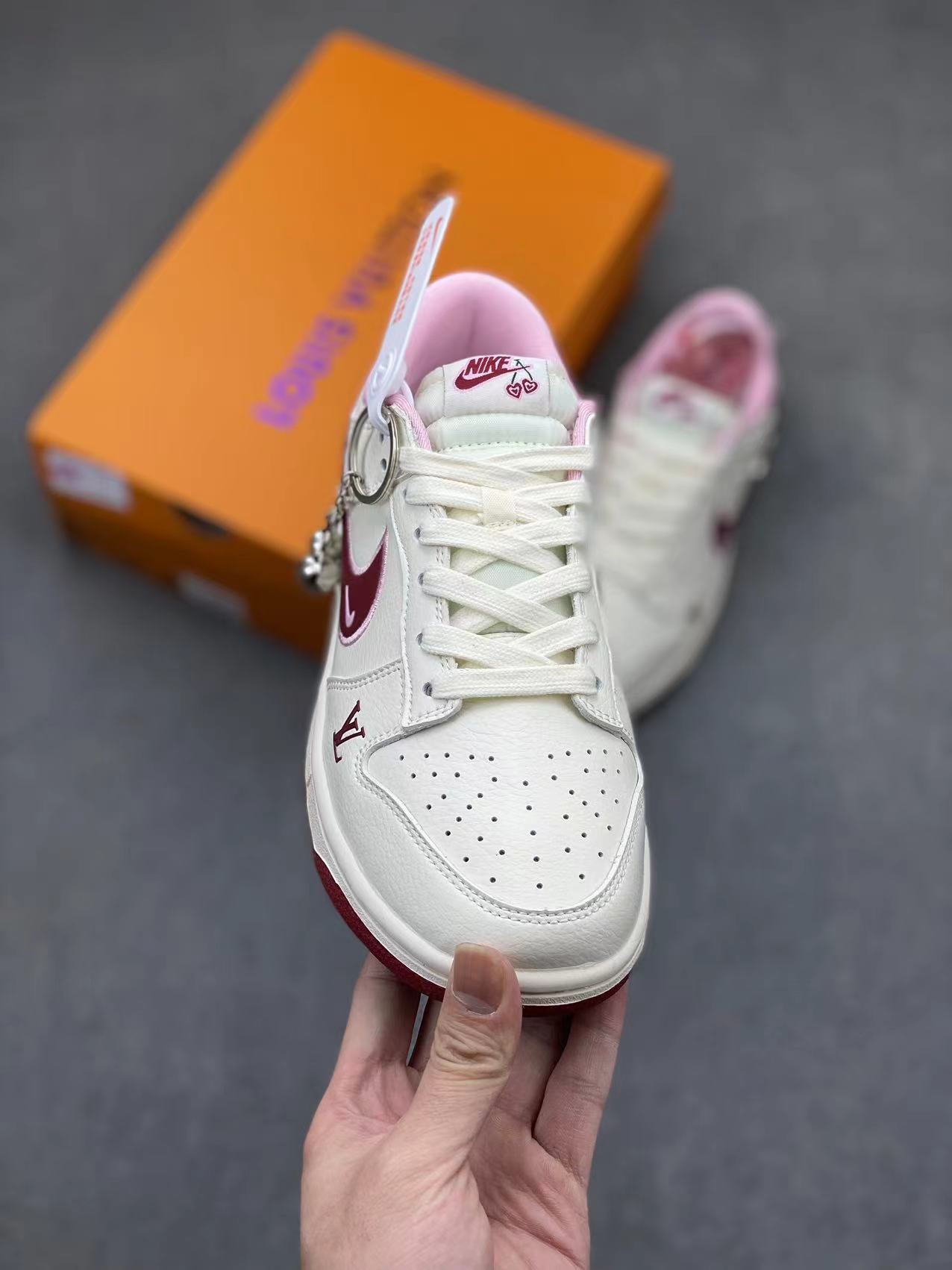 Nike SB Dunk Low Cherry Valentine's Day Sneakers - High-End Custom Edition 3 i1715843438 8683 2