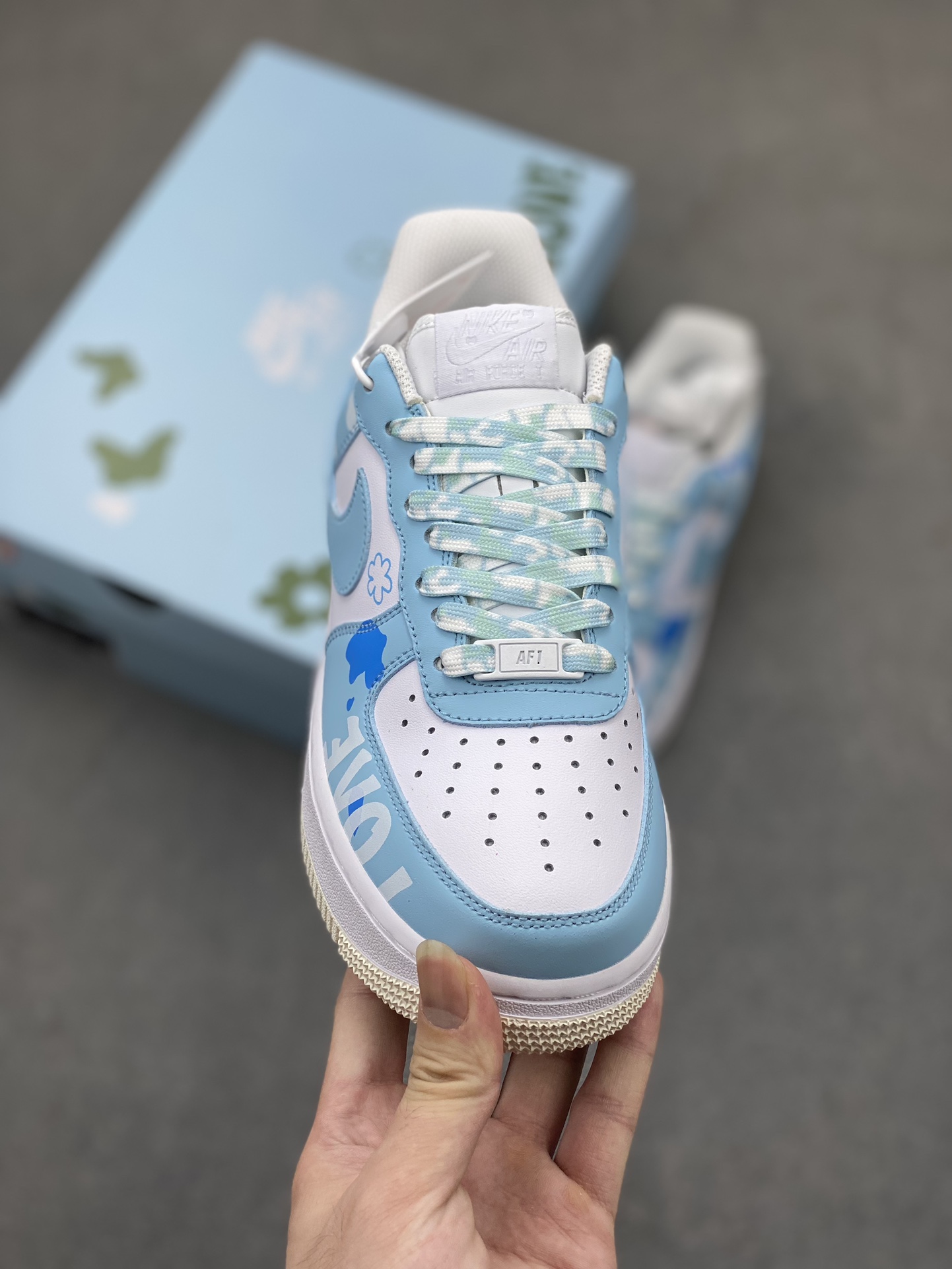 Nike Air Force 1 Low '07 Sky Blue Cloud Custom Casual Sneakers 3 i1719950211 2130 1