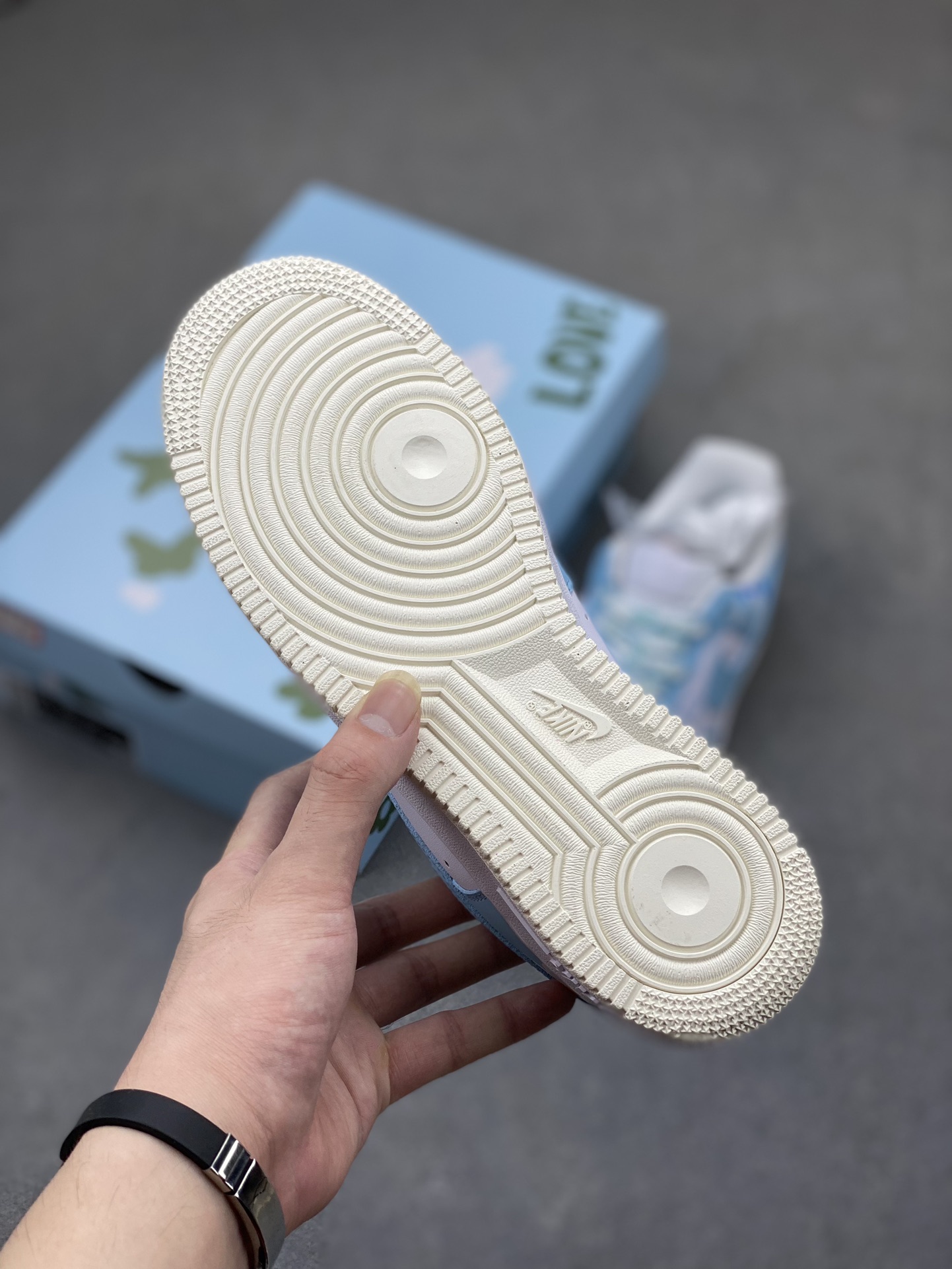 Nike Air Force 1 Low '07 Sky Blue Cloud Custom Casual Sneakers 7 i1719950211 4435 3