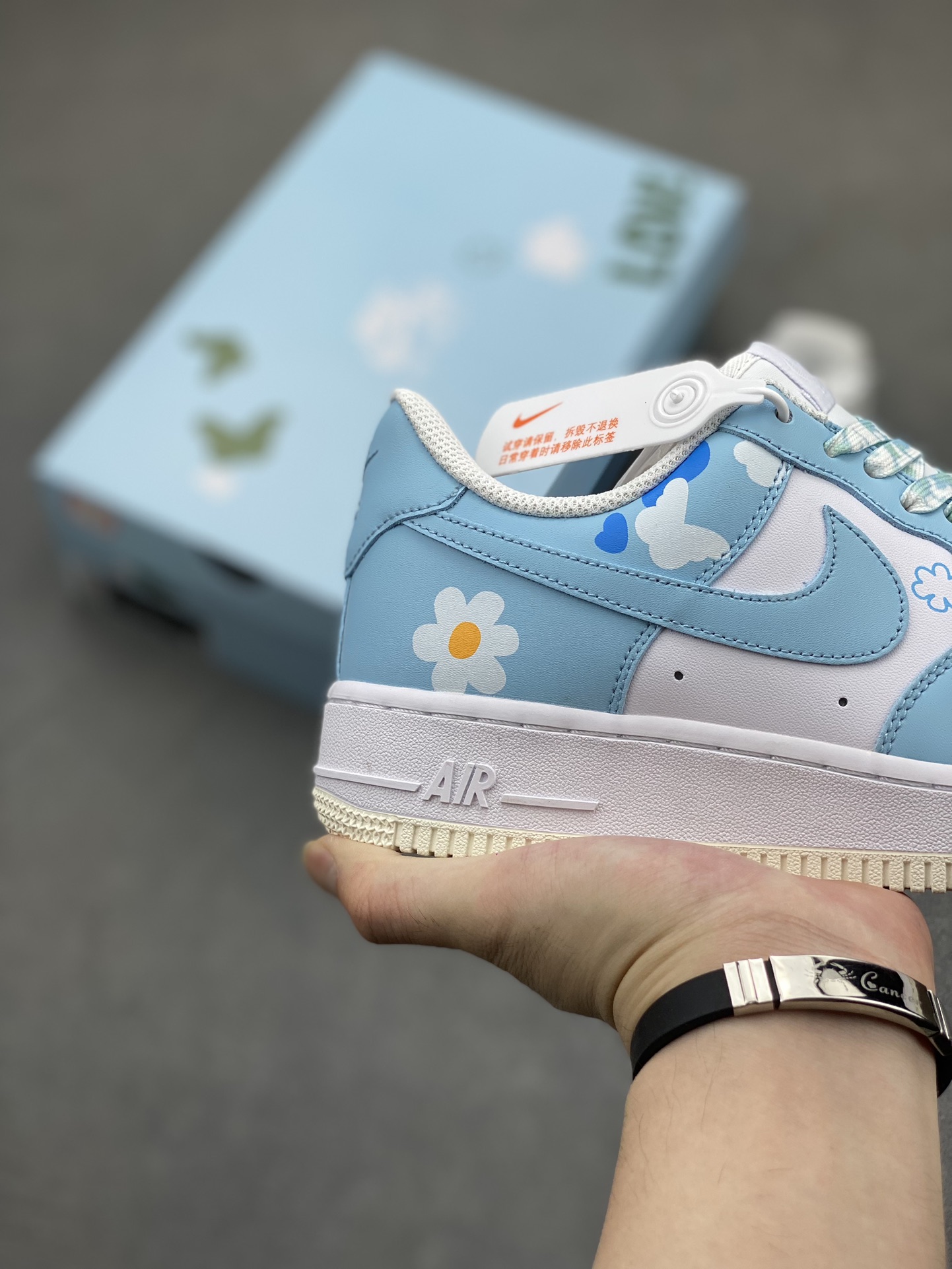 Nike Air Force 1 Low '07 Sky Blue Cloud Custom Casual Sneakers 6 i1719950211 8897 7