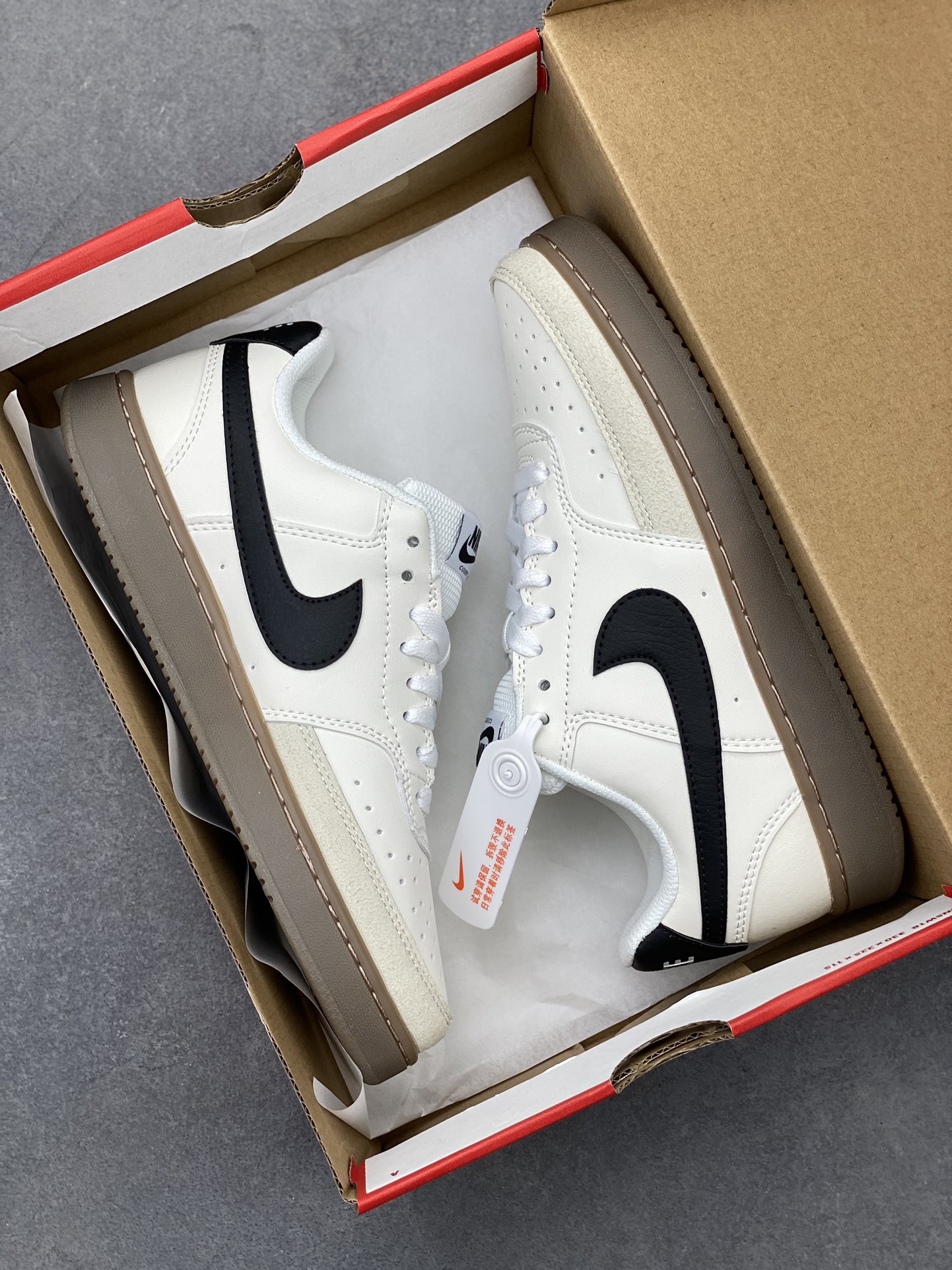 Nike Air Force 1 '07 Low White Black Shoes FQ8075-133, Multiple Sizes 10 i1719950445 6346 5
