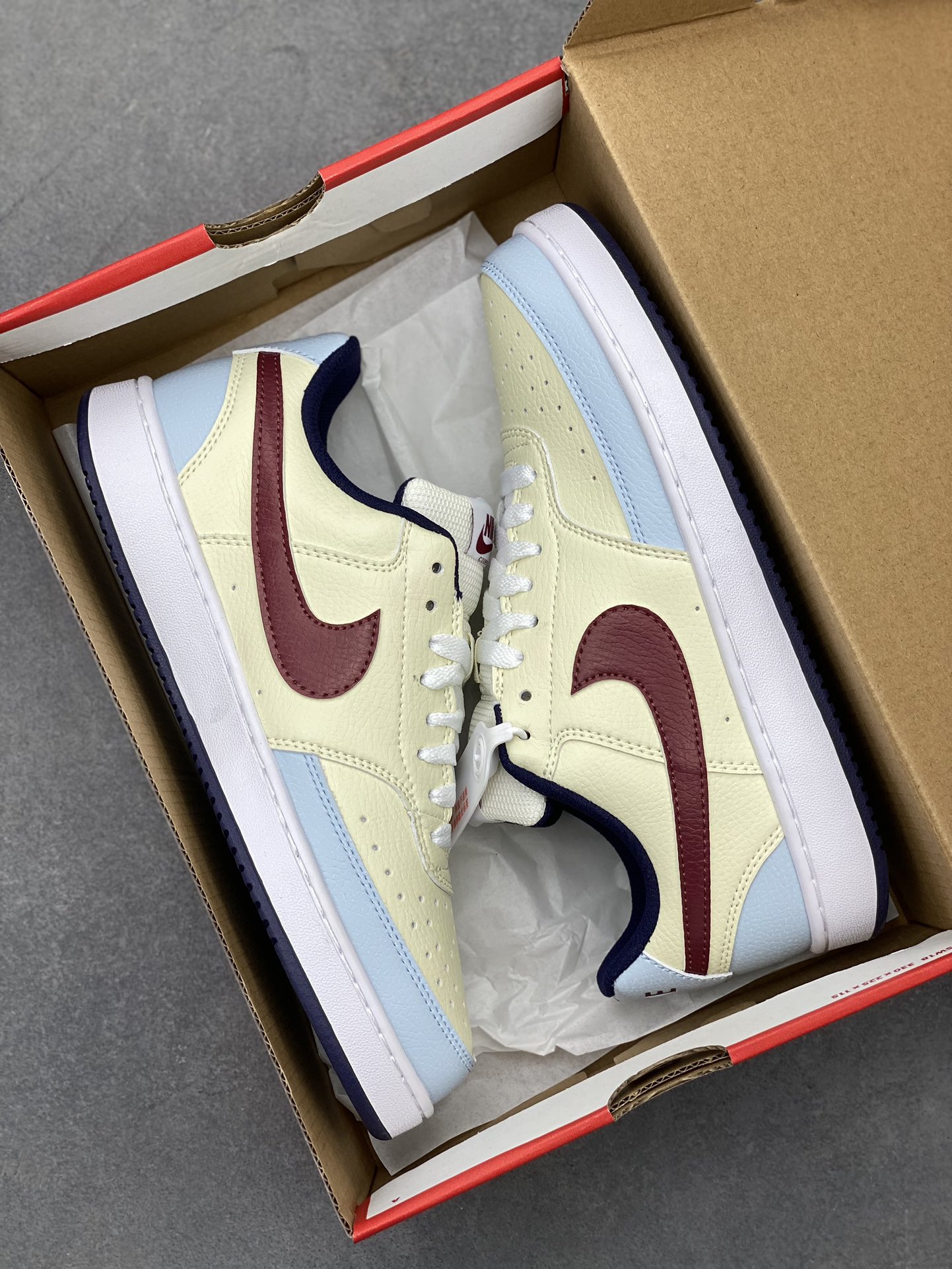 Nike Air Force 1 '07 Low Cream Burgundy Sneakers FV8114-161 10 i1719950524 2854 2