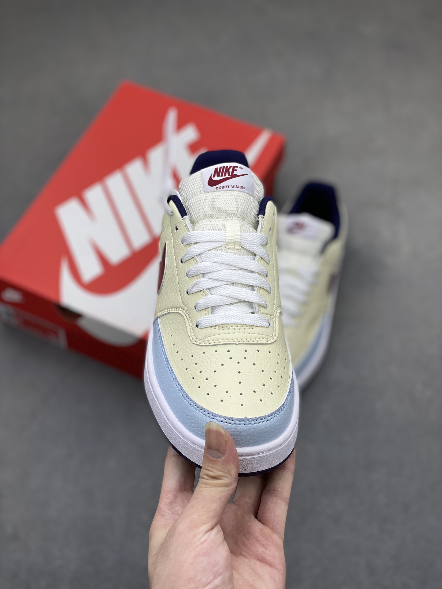Nike Air Force 1 '07 Low Cream Burgundy Sneakers FV8114-161 3 i1719950524 540 7