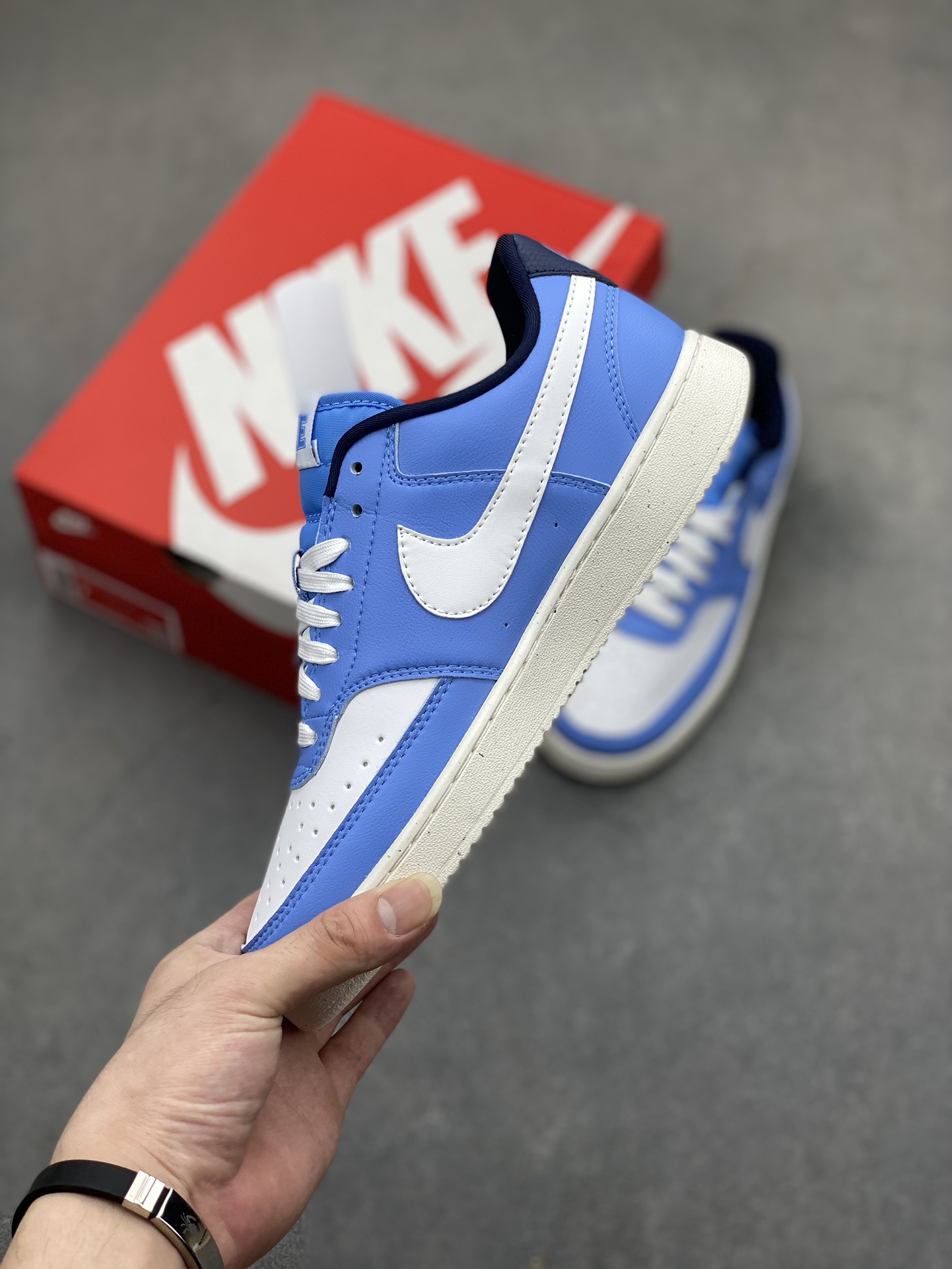 Nike Court Vision Low Blue White Men's Shoes FJ2767-400 4 i1719950567 1993 1