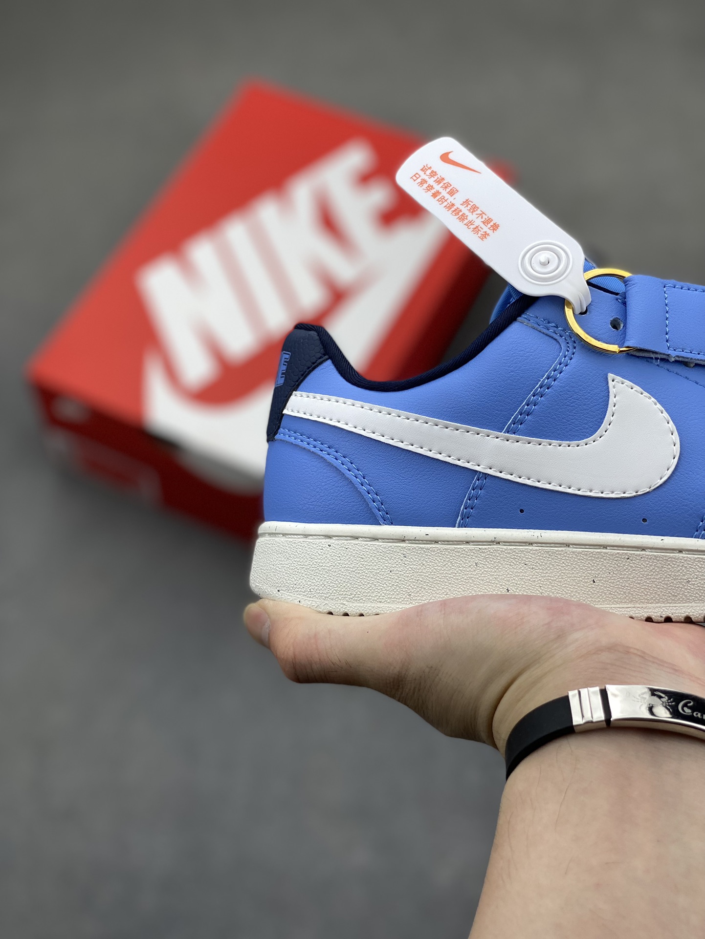 Nike Court Vision Low Blue White Men's Shoes FJ2767-400 6 i1719950567 2473 4
