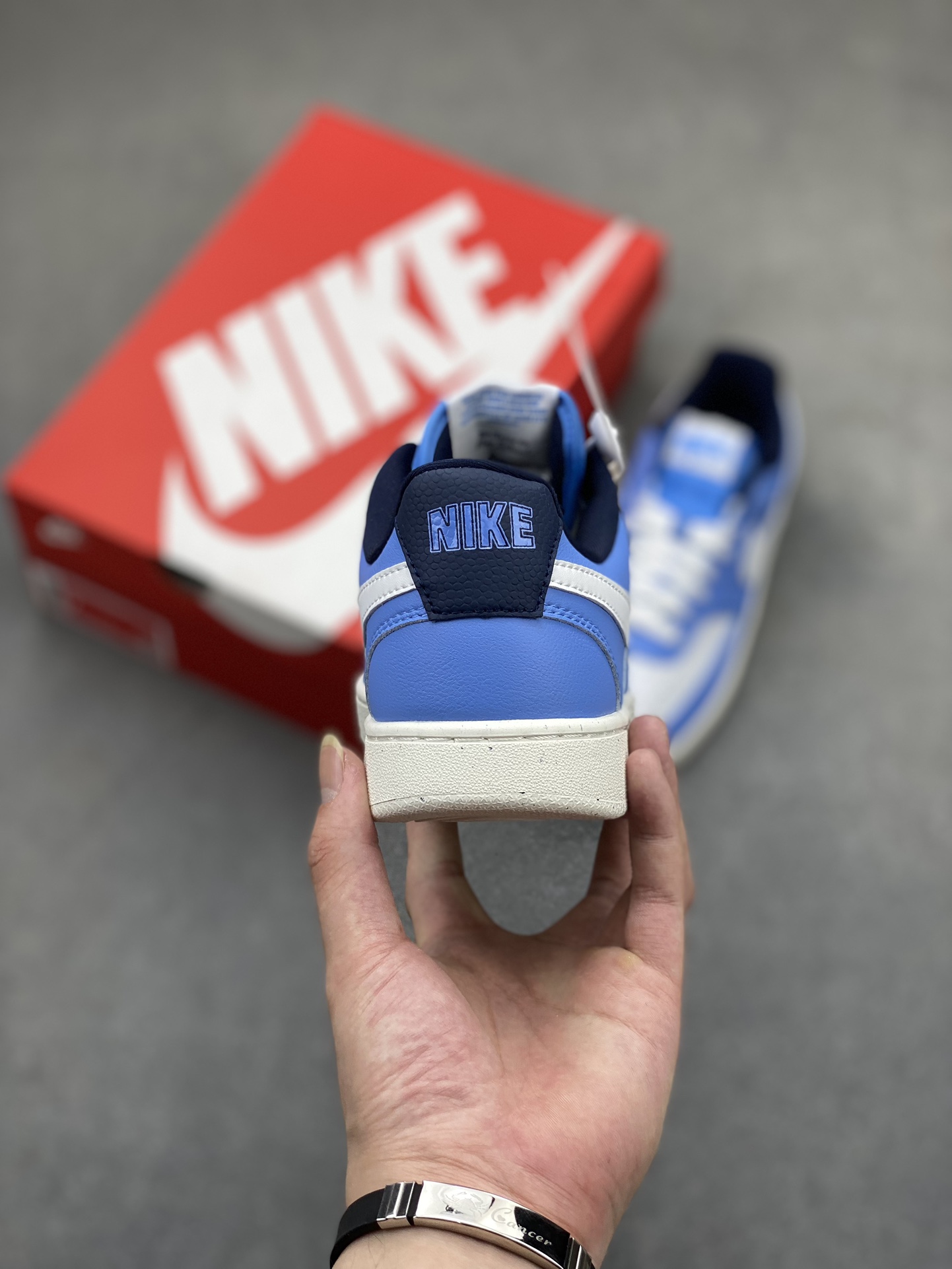 Nike Court Vision Low Blue White Men's Shoes FJ2767-400 5 i1719950567 2859 3