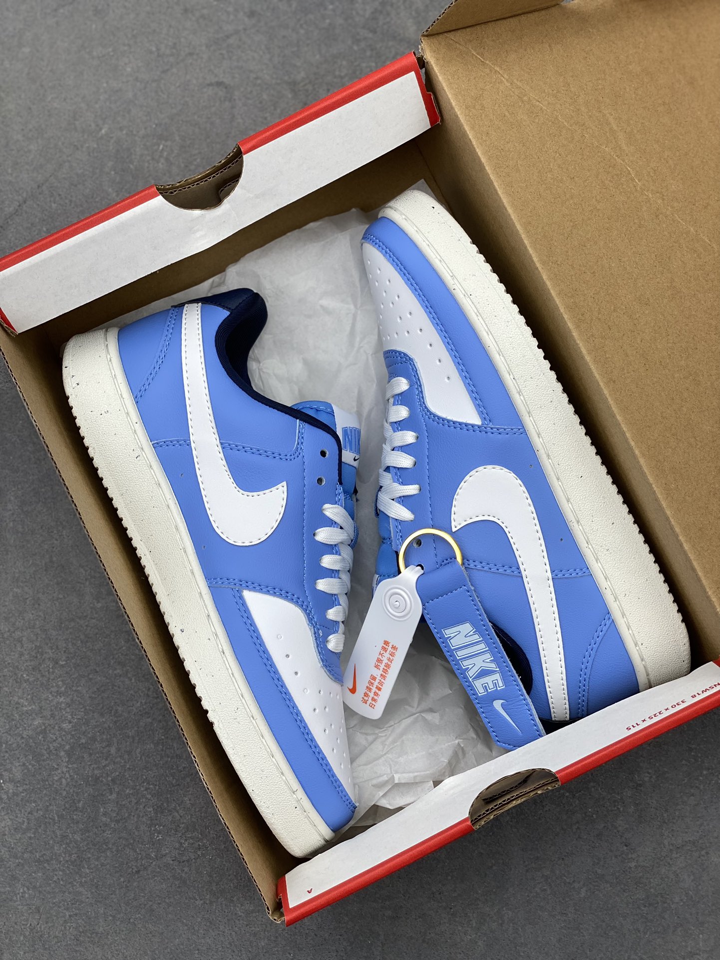 Nike Court Vision Low Blue White Men's Shoes FJ2767-400 10 i1719950567 8051 2