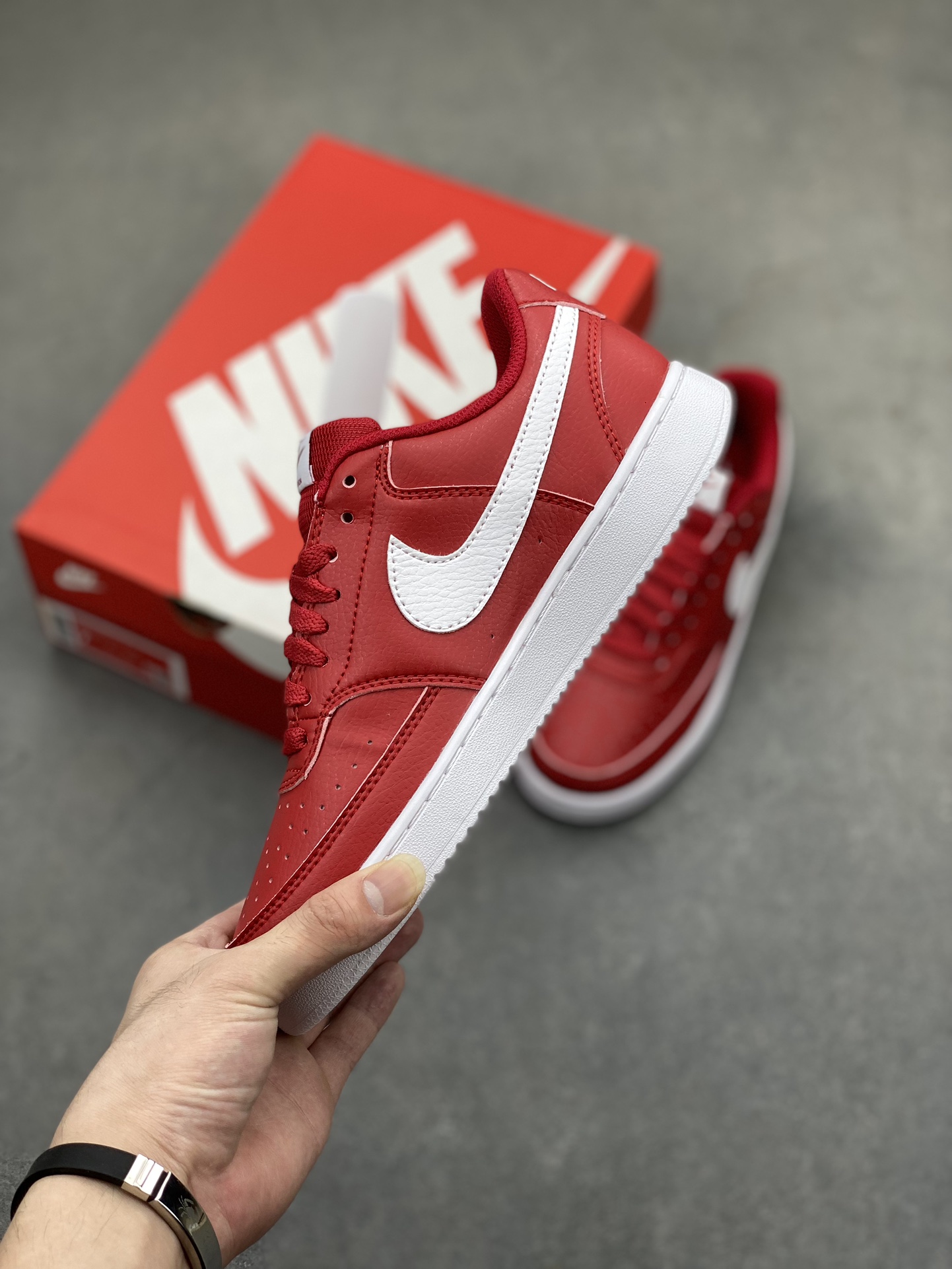 Nike Court Vision Low Red White Sneakers CD5463-600 Size Men's 7-12 4 i1719950647 320 1