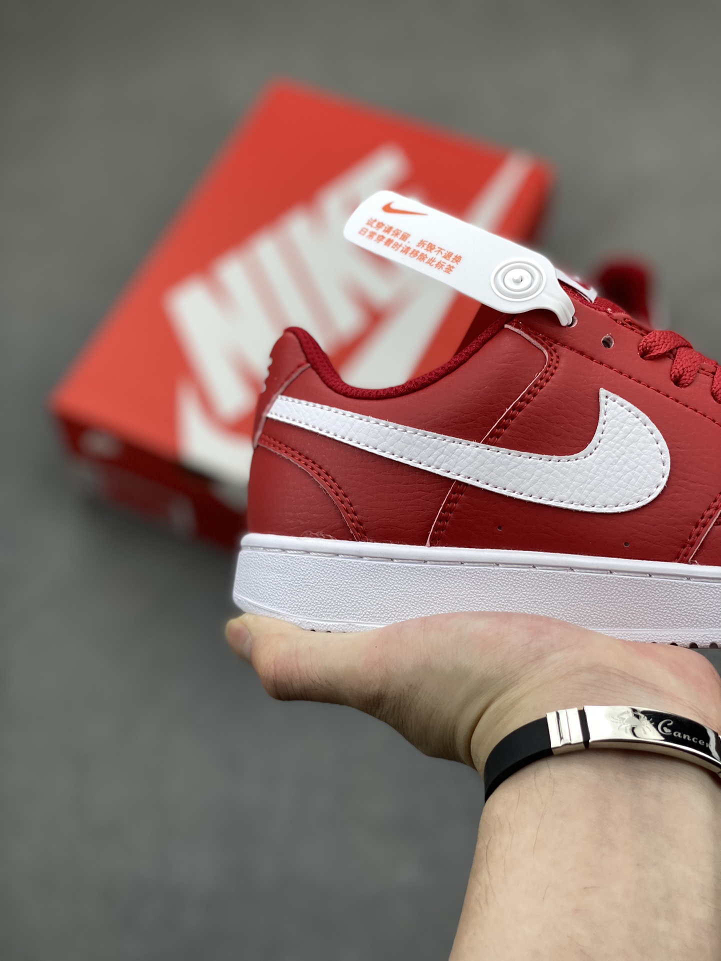 Nike Court Vision Low Red White Sneakers CD5463-600 Size Men's 7-12 6 i1719950647 8326 5