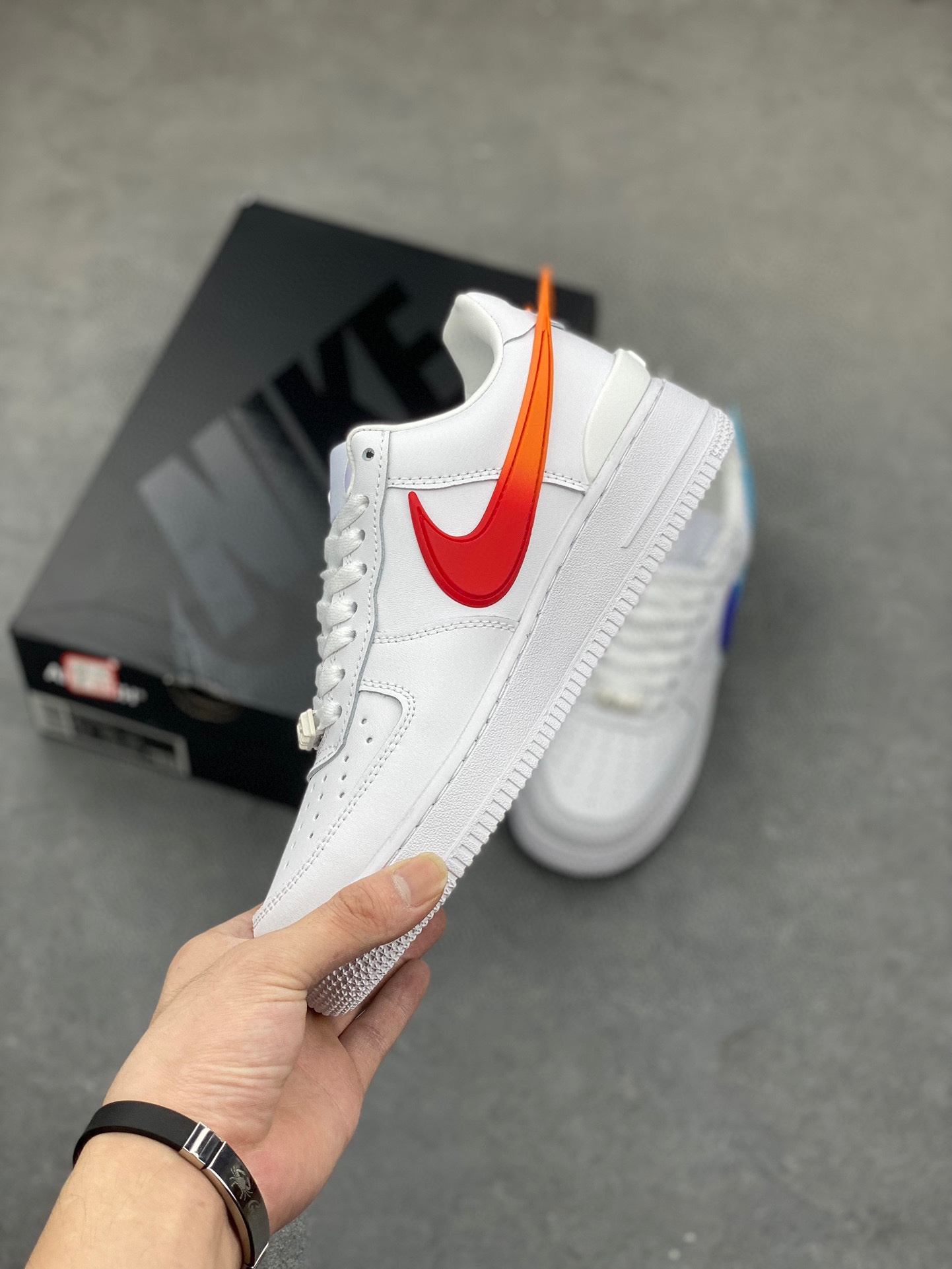 Nike Air Force 1 '07 Low White Red Orange Fashion Sneakers DV3464 4 i1719951546 2483 0