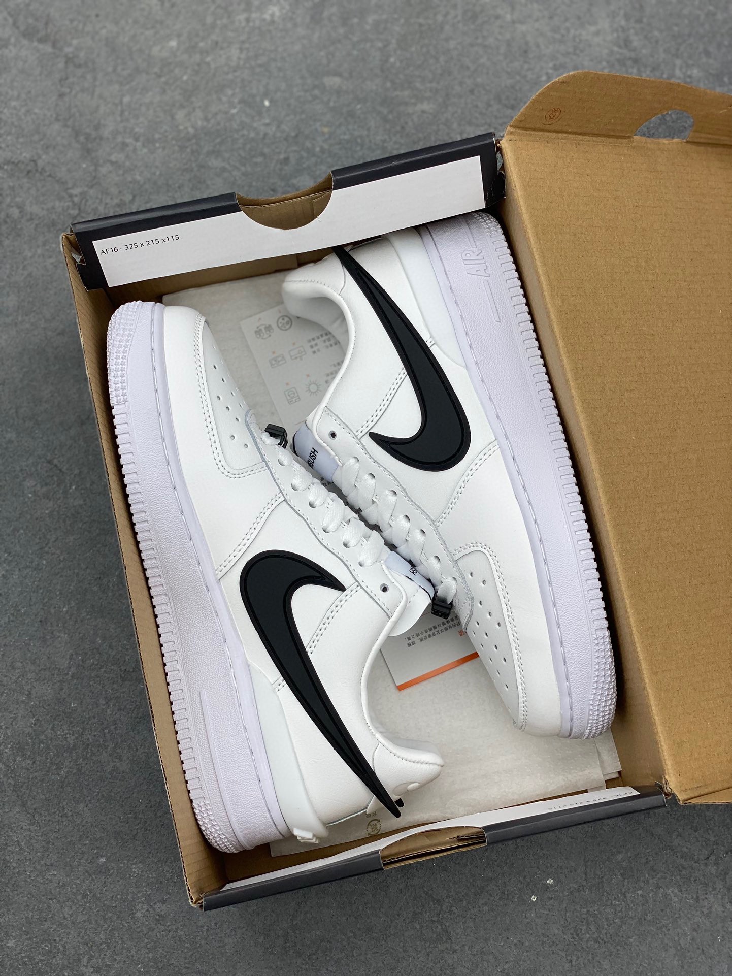 Nike Air Force 1 '07 Low White/Black, Original Quality, Comfortable Sneaker 9 i1719951597 4494 0