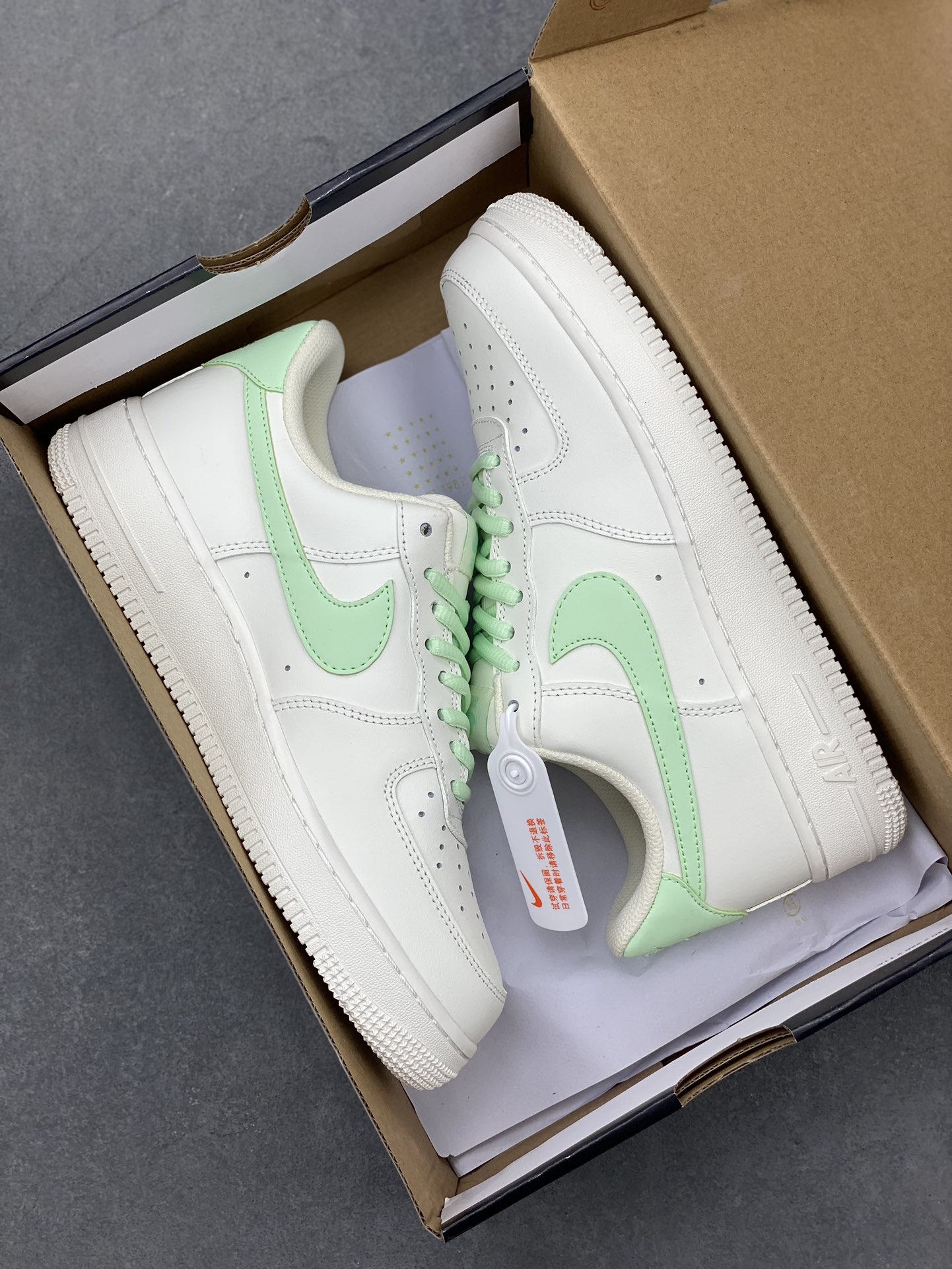 Nike Air Force 1 '07 Low Casual Sneakers - White/Mint - Timeless Style 10 i1720032710 4563 7
