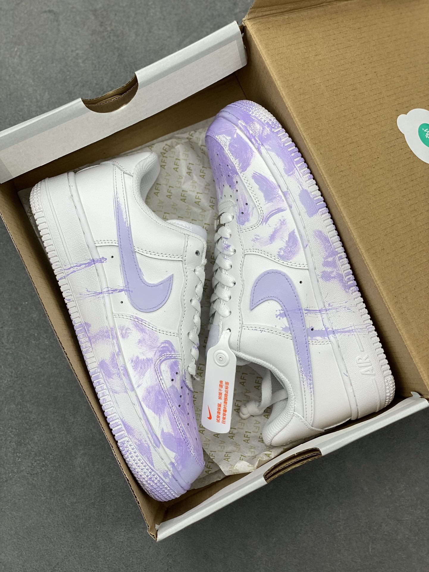 Nike Air Force 1 '07 Low White/Lilac Casual Sneakers CW2288-111 10 i1720032751 4027 3