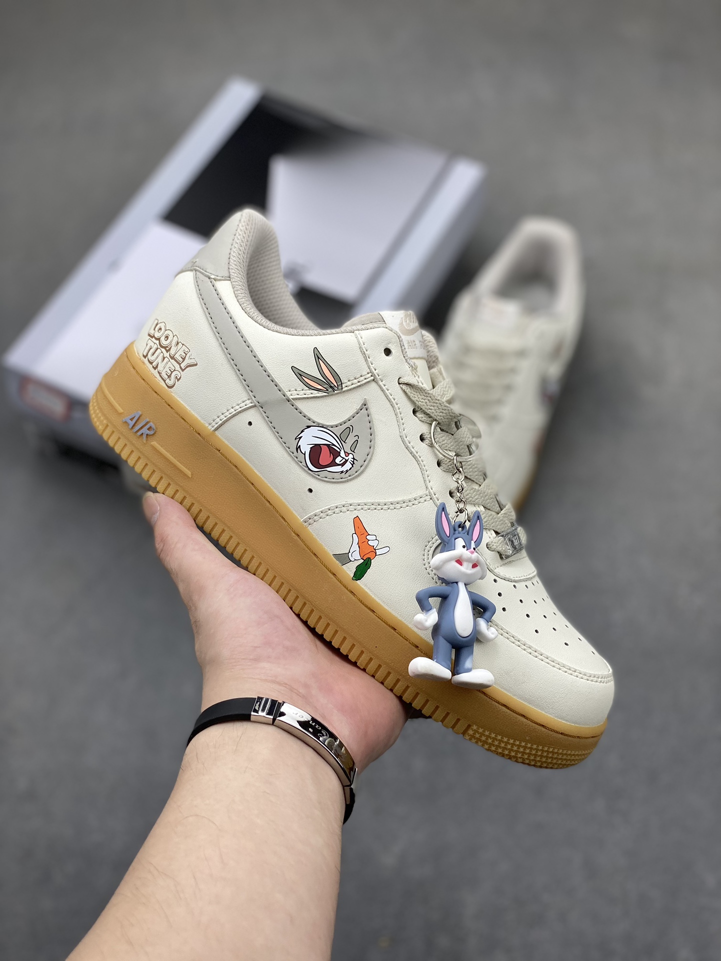 Nike Air Force 1 Low 'Hare' Sneakers - Limited Edition Looney Tunes Design