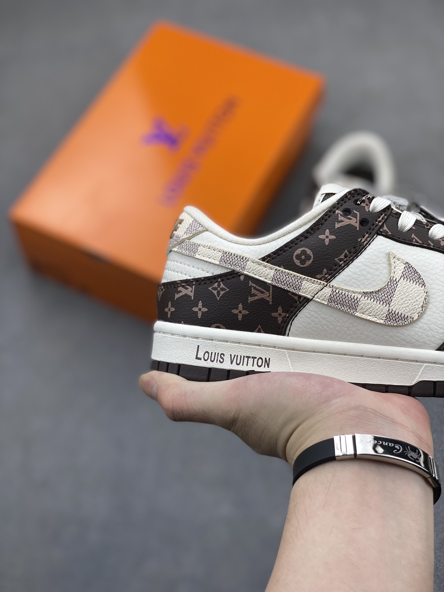 Nike SB Dunk Low Louis Vuitton Collab Brown White - Premium Quality 5 i1720033783 9945 0