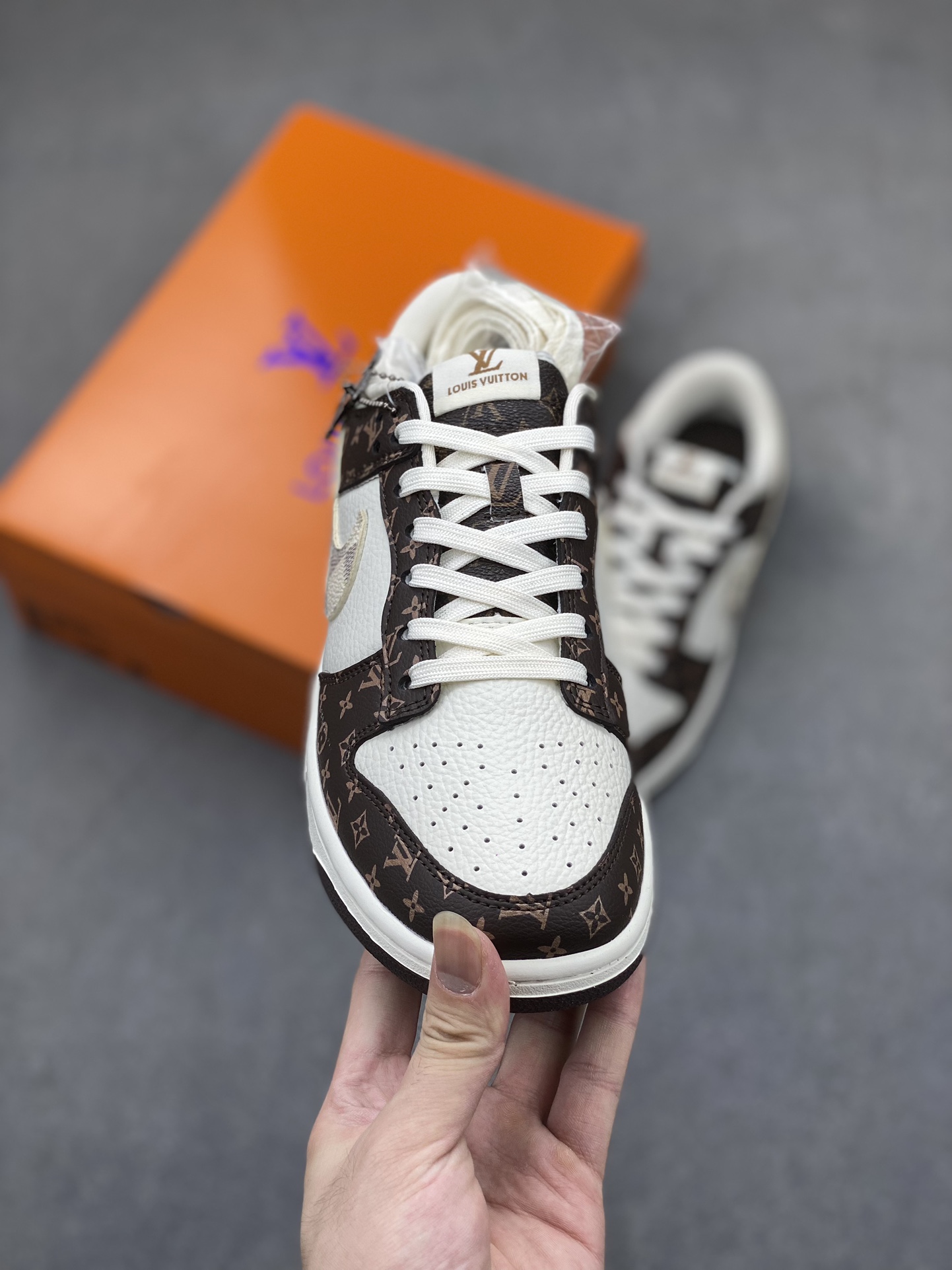 Nike SB Dunk Low Louis Vuitton Collab Brown White - Premium Quality 2 i1720033784 1134 6