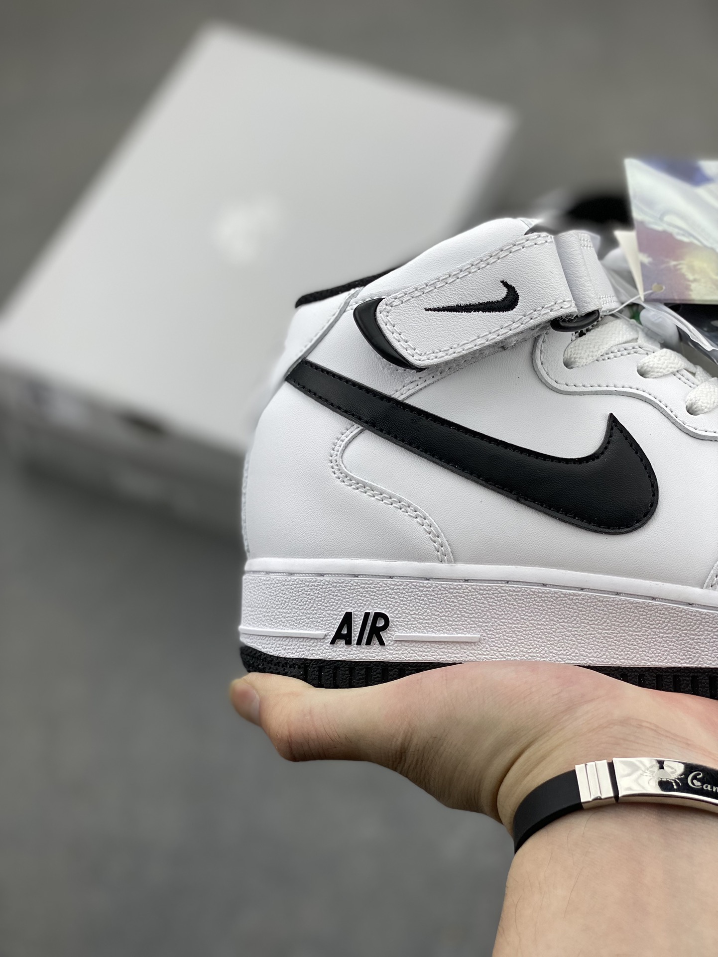 Nike Air Force 1 Mid '07 White Black Men's Shoe DV0806-101 6 i1720122355 5609 8