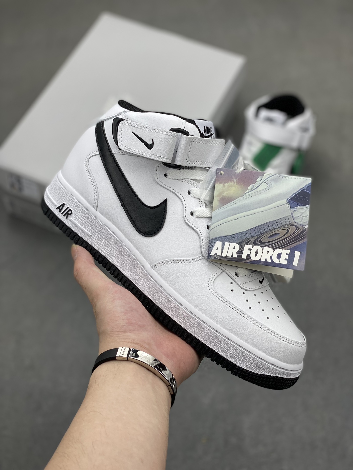 Nike Air Force 1 Mid '07 White Black Men's Shoe DV0806-101 2 i1720122355 7825 4