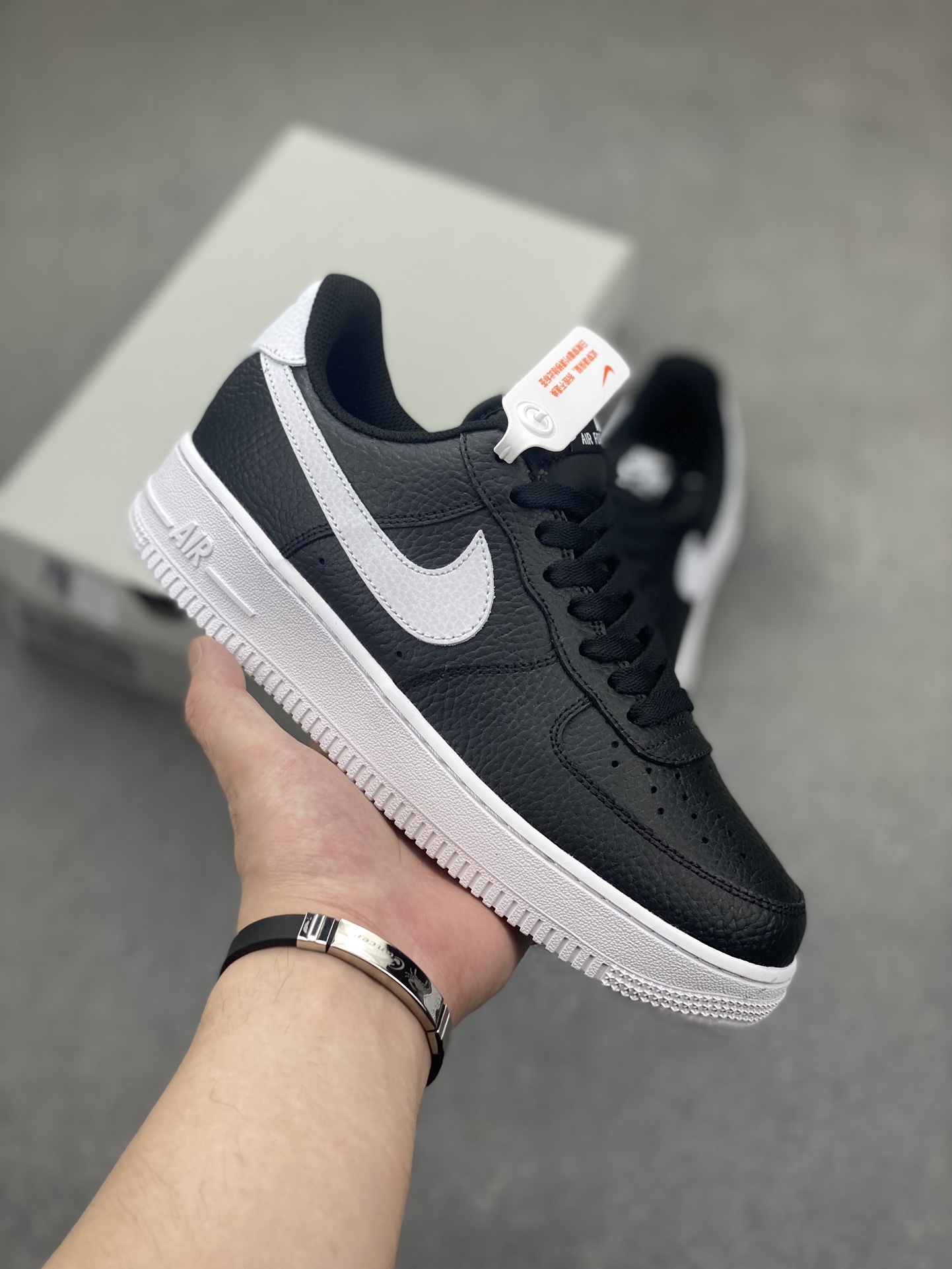 Nike Air Force 1 '07 Low: Black Leather, Iconic Style, All-Day Comfort 2 i1720296139 7967 6