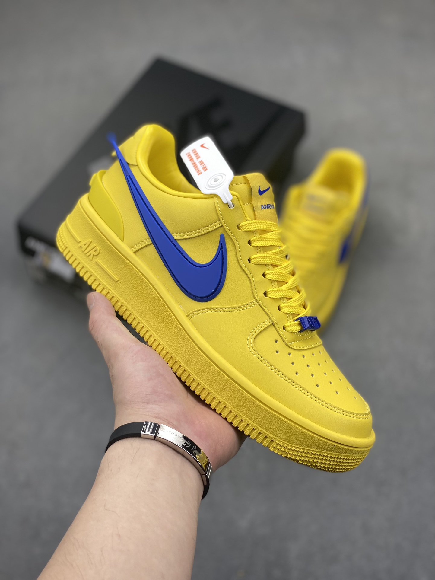 Nike Air Force 1 '07 Low Yellow/Blue Original Level Fashion Sneakers 2 i1720296224 3756 5