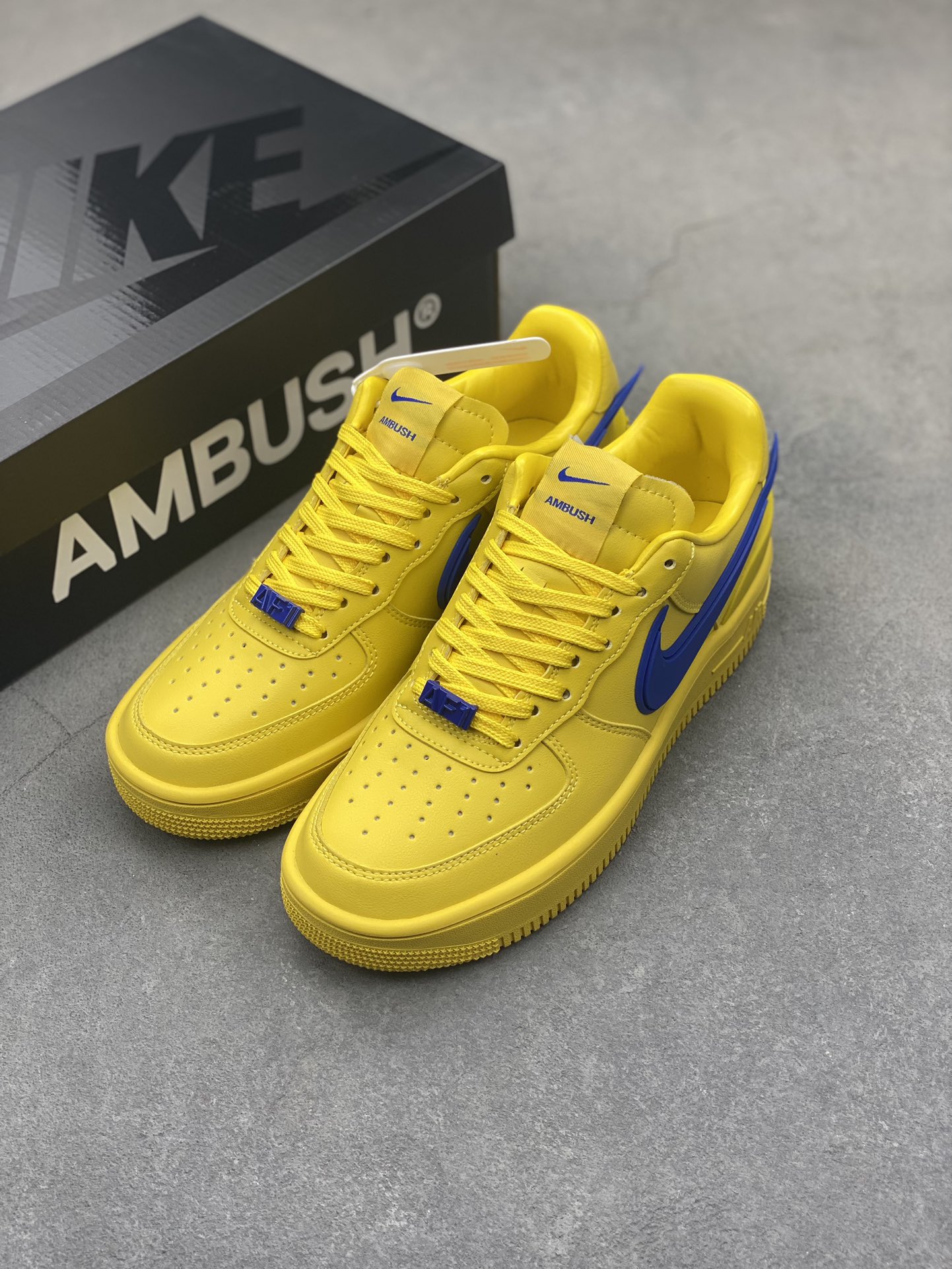Nike Air Force 1 '07 Low Yellow/Blue Original Level Fashion Sneakers 9 i1720296224 8747 7