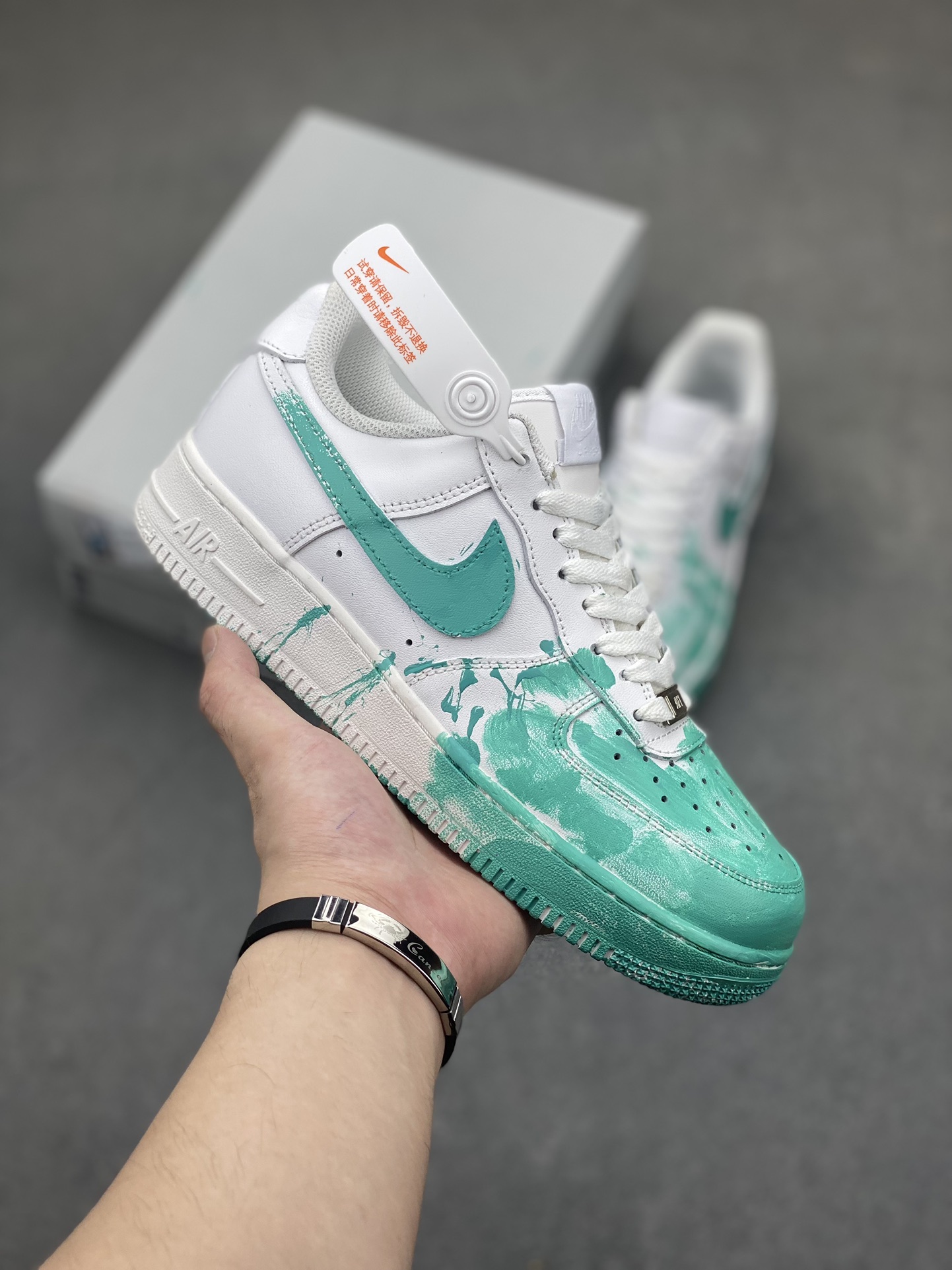 Nike Air Force 1 '07 Low White/Aurora Green Casual Sneakers CW2288-111 2 i1720378552 8649 5