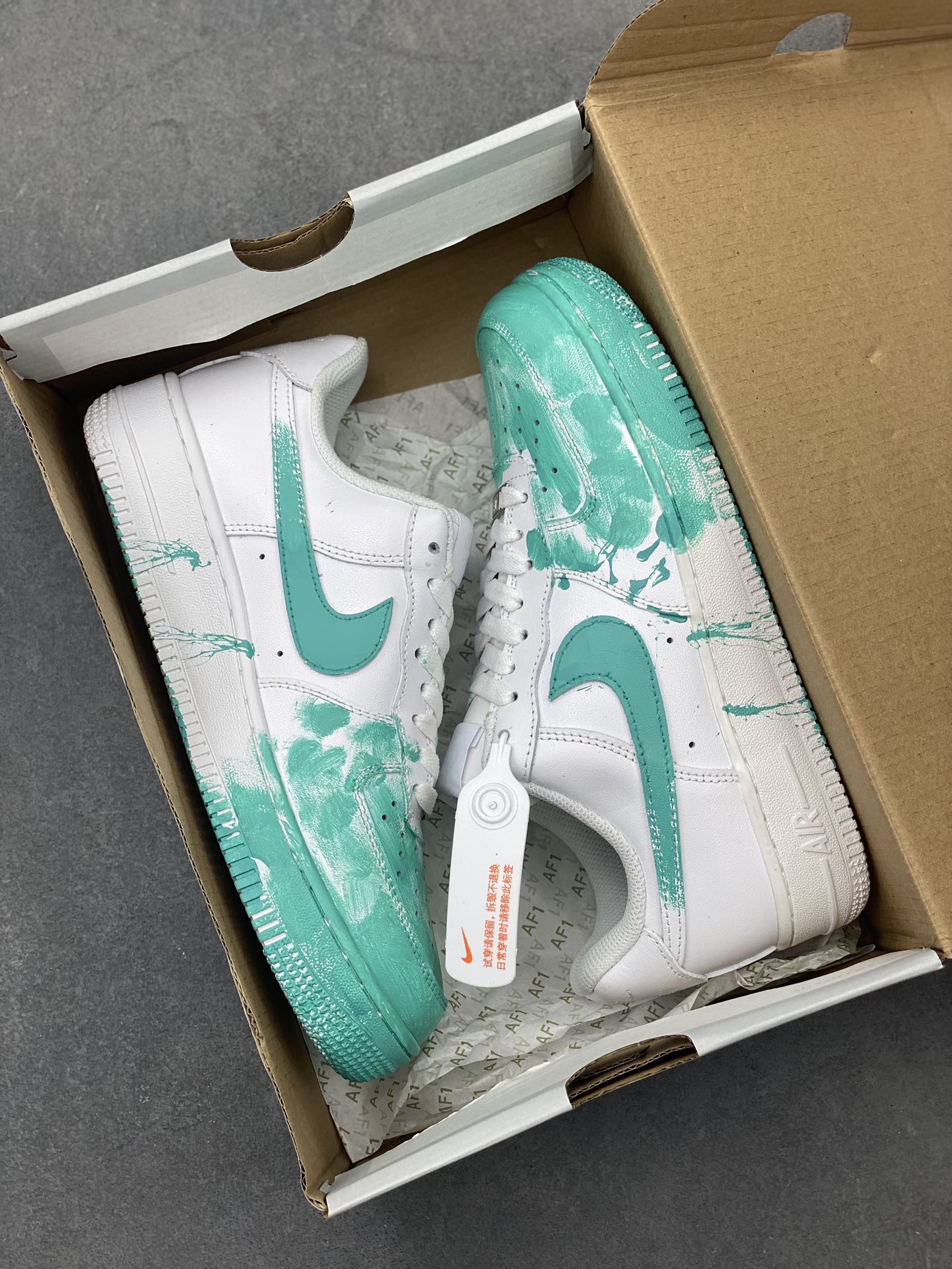 Nike Air Force 1 '07 Low White/Aurora Green Casual Sneakers CW2288-111 10 i1720378552 8750 2