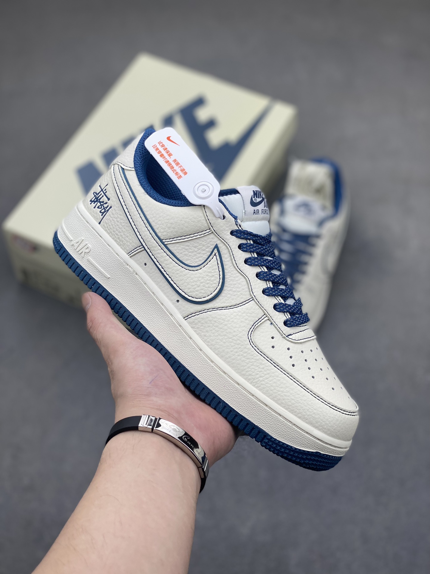 Stussy x Nike Air Force 1 Low 'Fossil Stone' Limited Edition Sneakers 2 i1720378675 9000 0