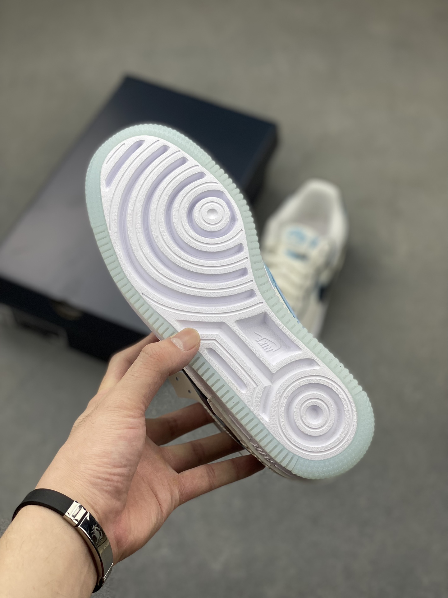 Nike Air Force 1 Shadow Low '07 Macaron Cream Blue Women's Shoes 7 i1720470689 5208 0