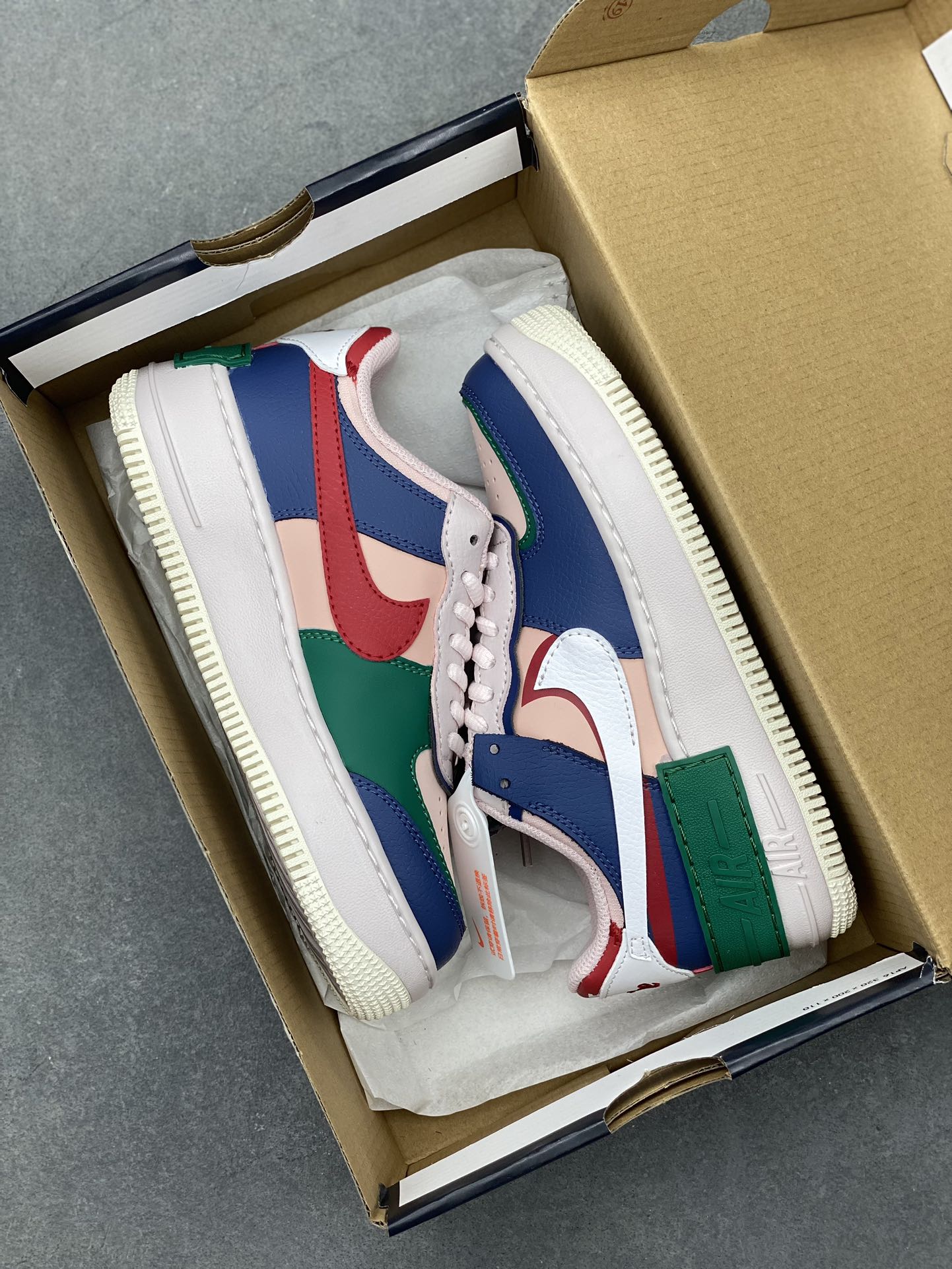 Nike Air Force 1 Low Shadow 'Macaron' Multi-Color Women's Shoe 10 i1720470799 1487 5