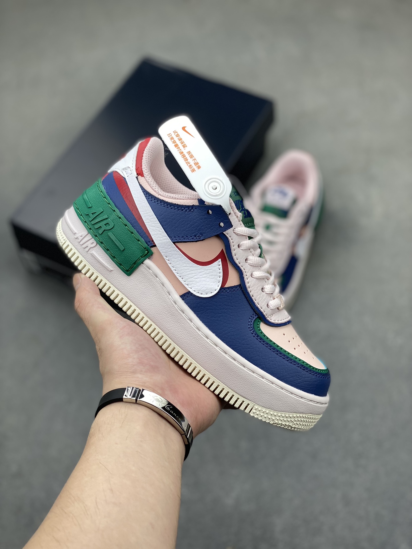Nike Air Force 1 Low Shadow 'Macaron' Multi-Color Women's Shoe 2 i1720470799 176 4