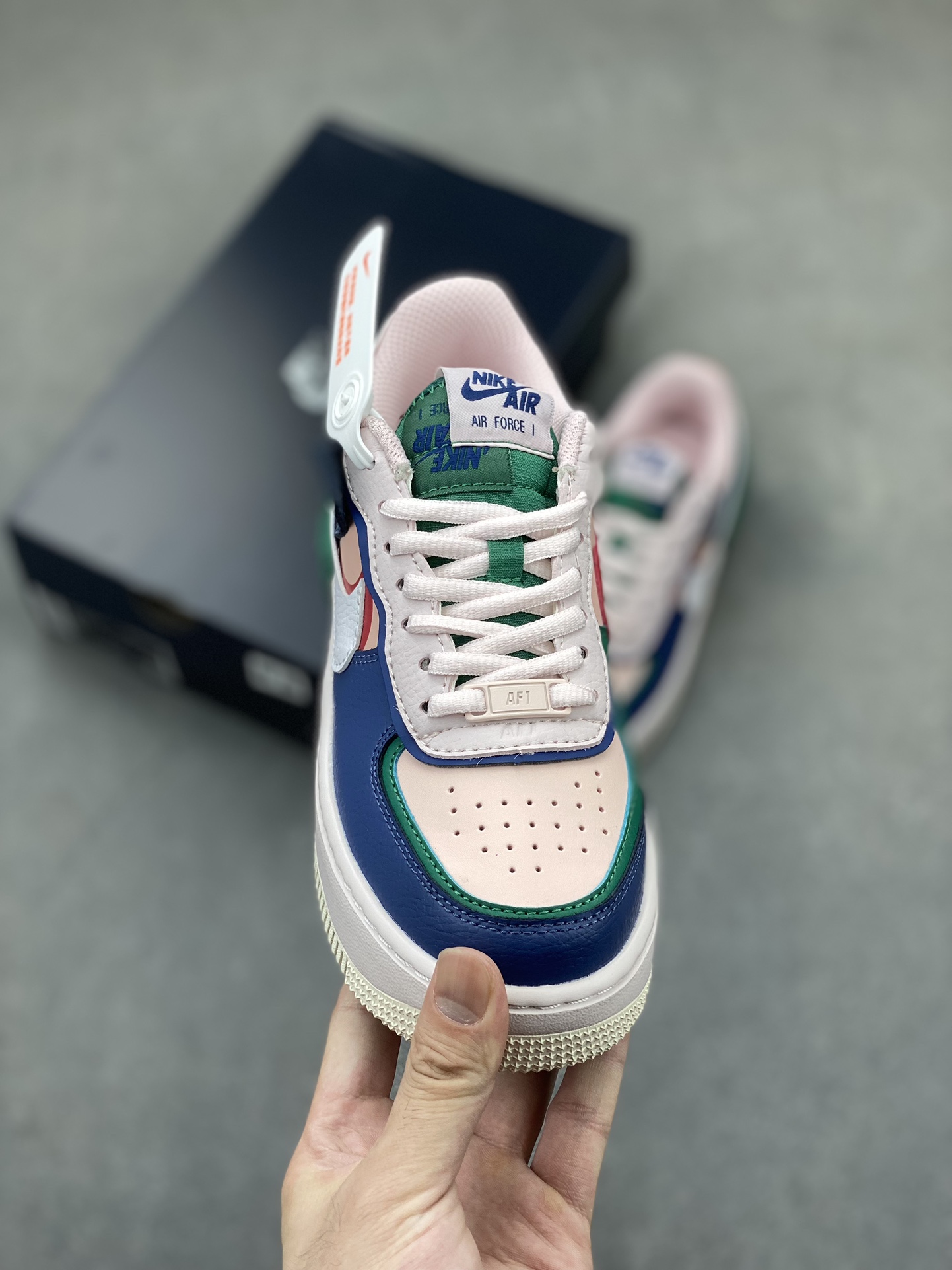 Nike Air Force 1 Low Shadow 'Macaron' Multi-Color Women's Shoe 3 i1720470799 2760 3